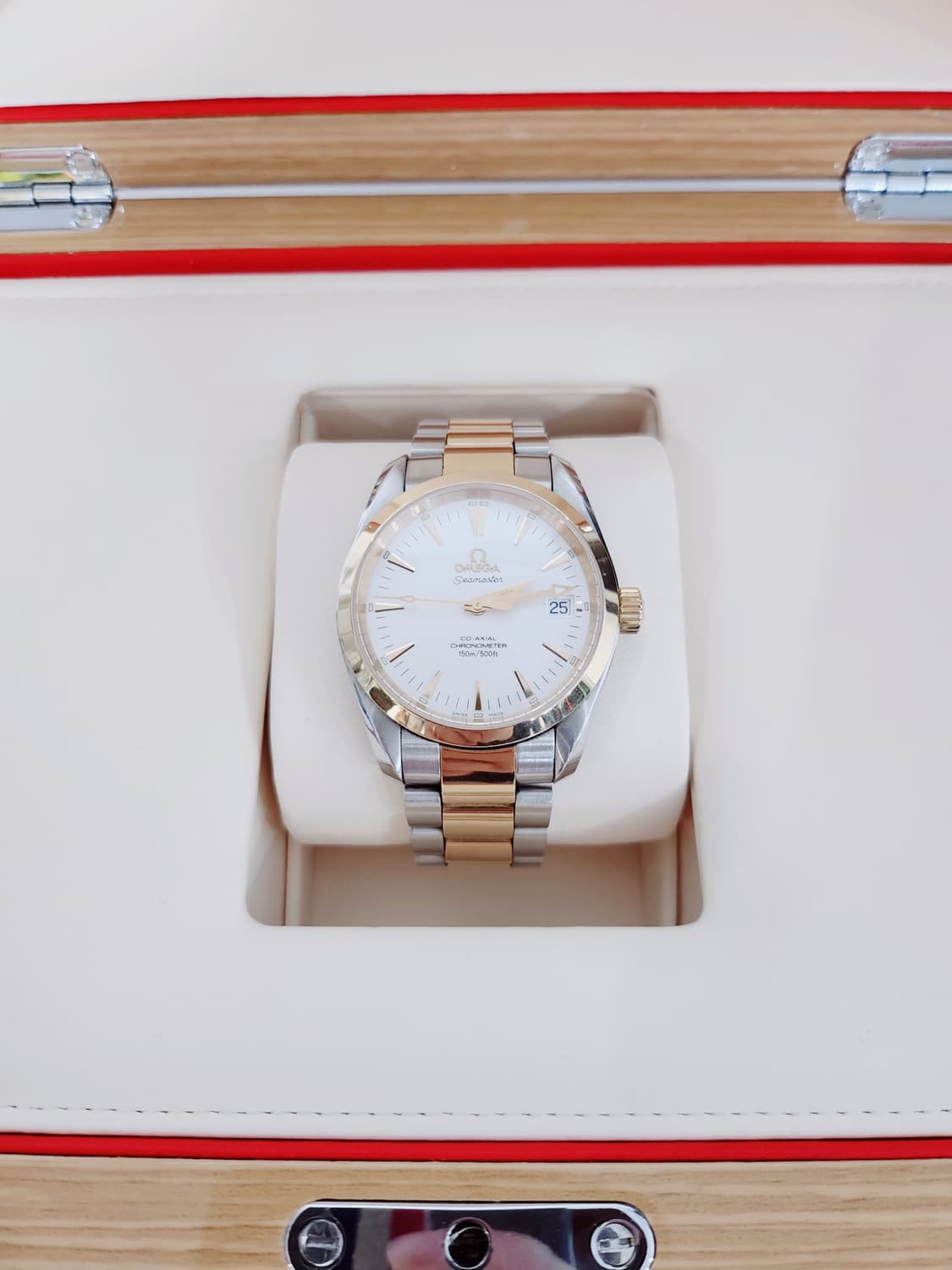 오메가 씨마스터 아쿠아테라 18K 로즈골드 36MM 상품이미지1