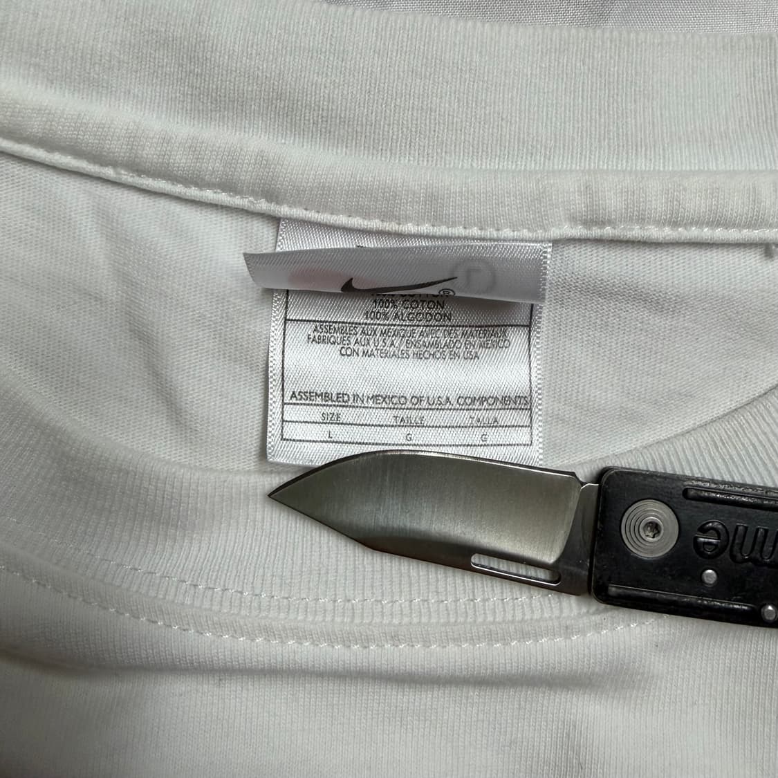 [L] 90s usa 에어 바킨 (알라) 빈티지 나이키 티셔츠 상품이미지6