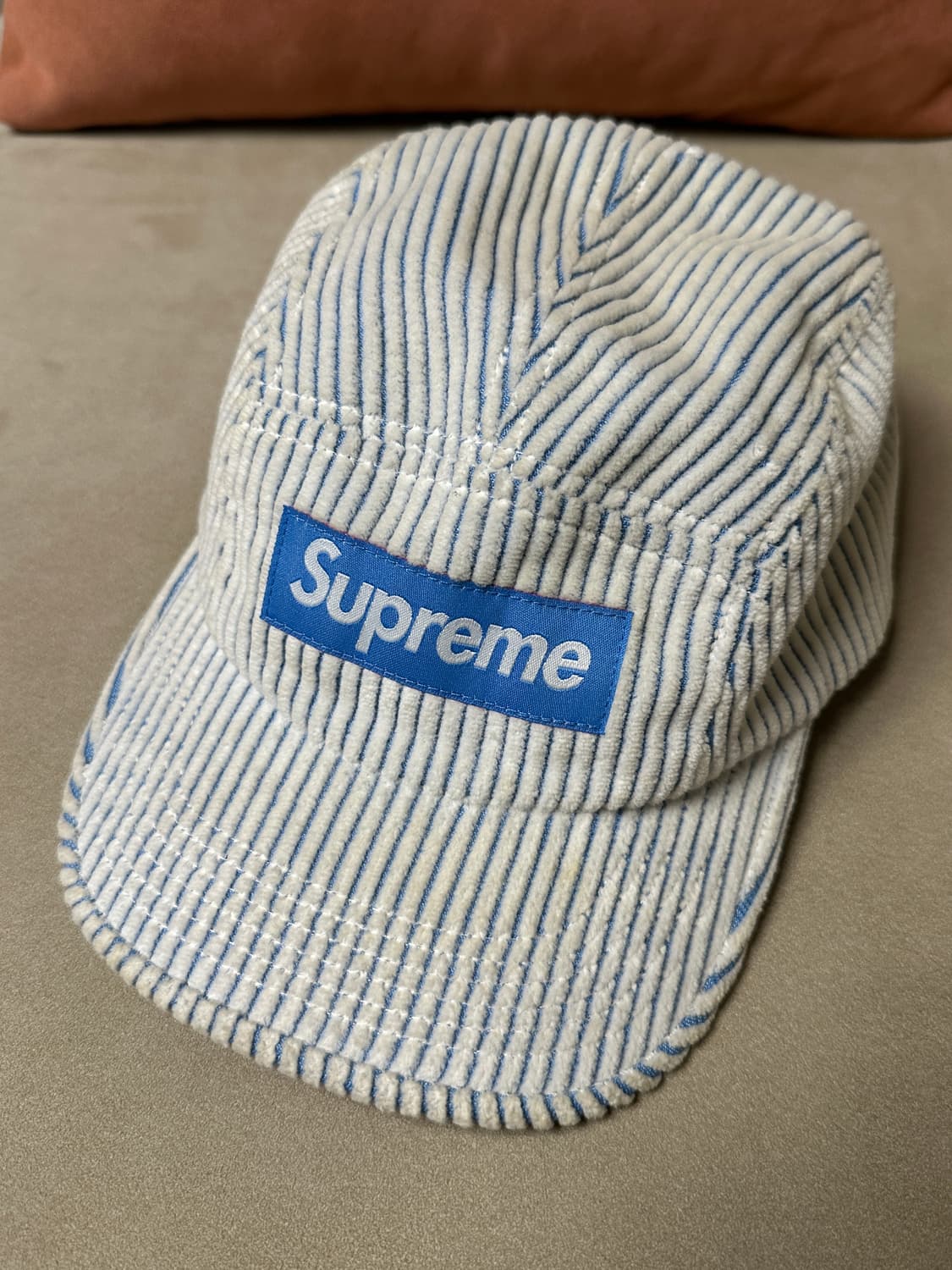 슈프림 투톤 코듀로이 캠프캡 상품이미지2