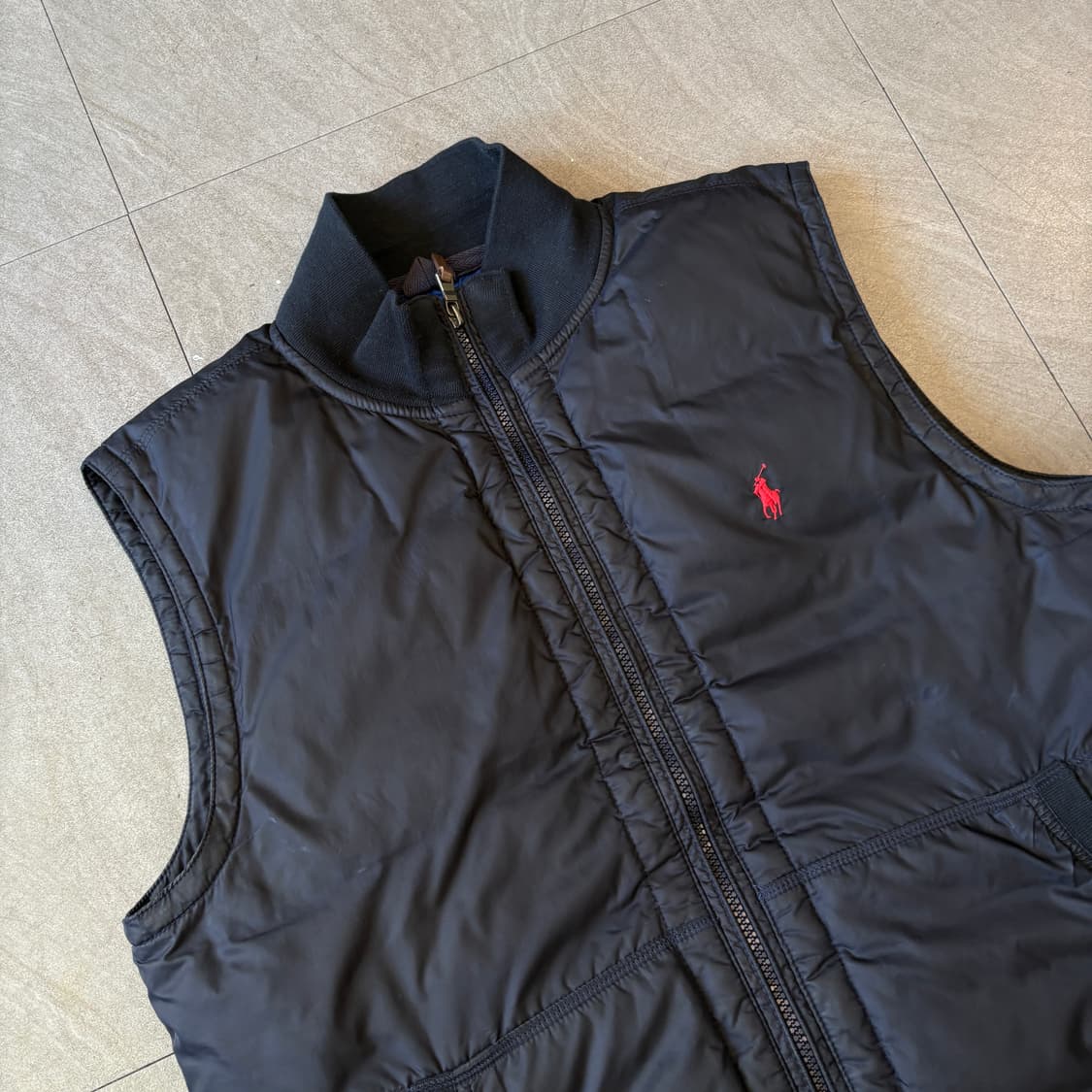 폴로 정품 네이비 덕다운 푸퍼 패딩 조끼  상품이미지2