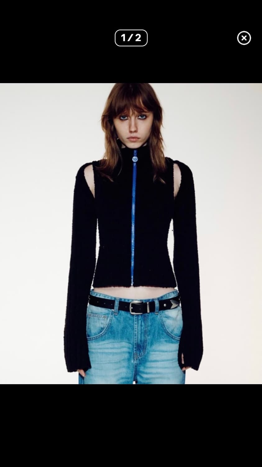 마지막 가격내림)오픈와이와이 볼레로 가디건&니트베스트 그린 상품이미지2