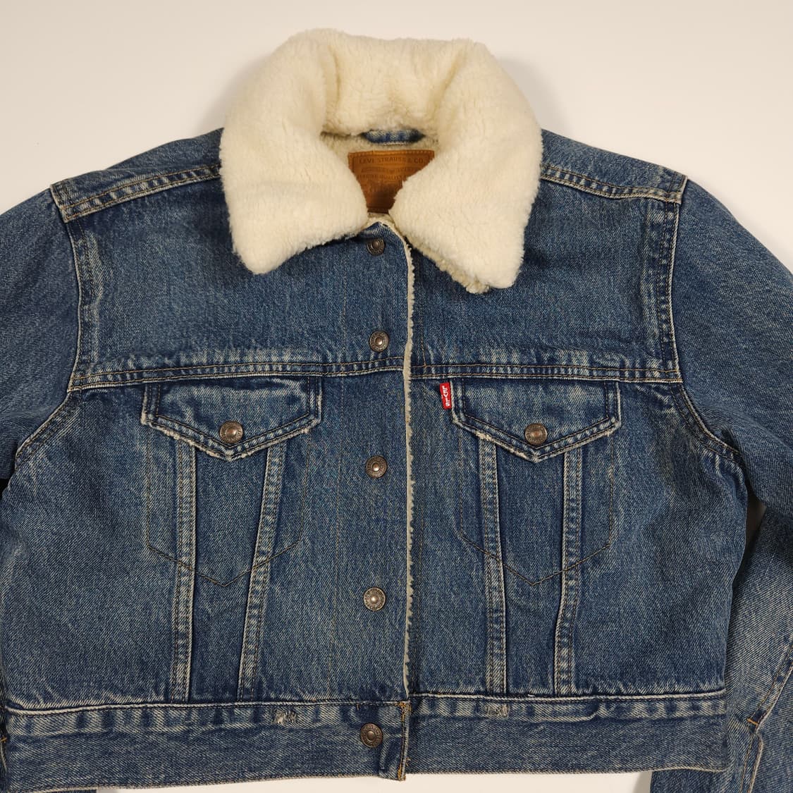 리바이스 크롭 쉐르파 데님 자켓 상품이미지2