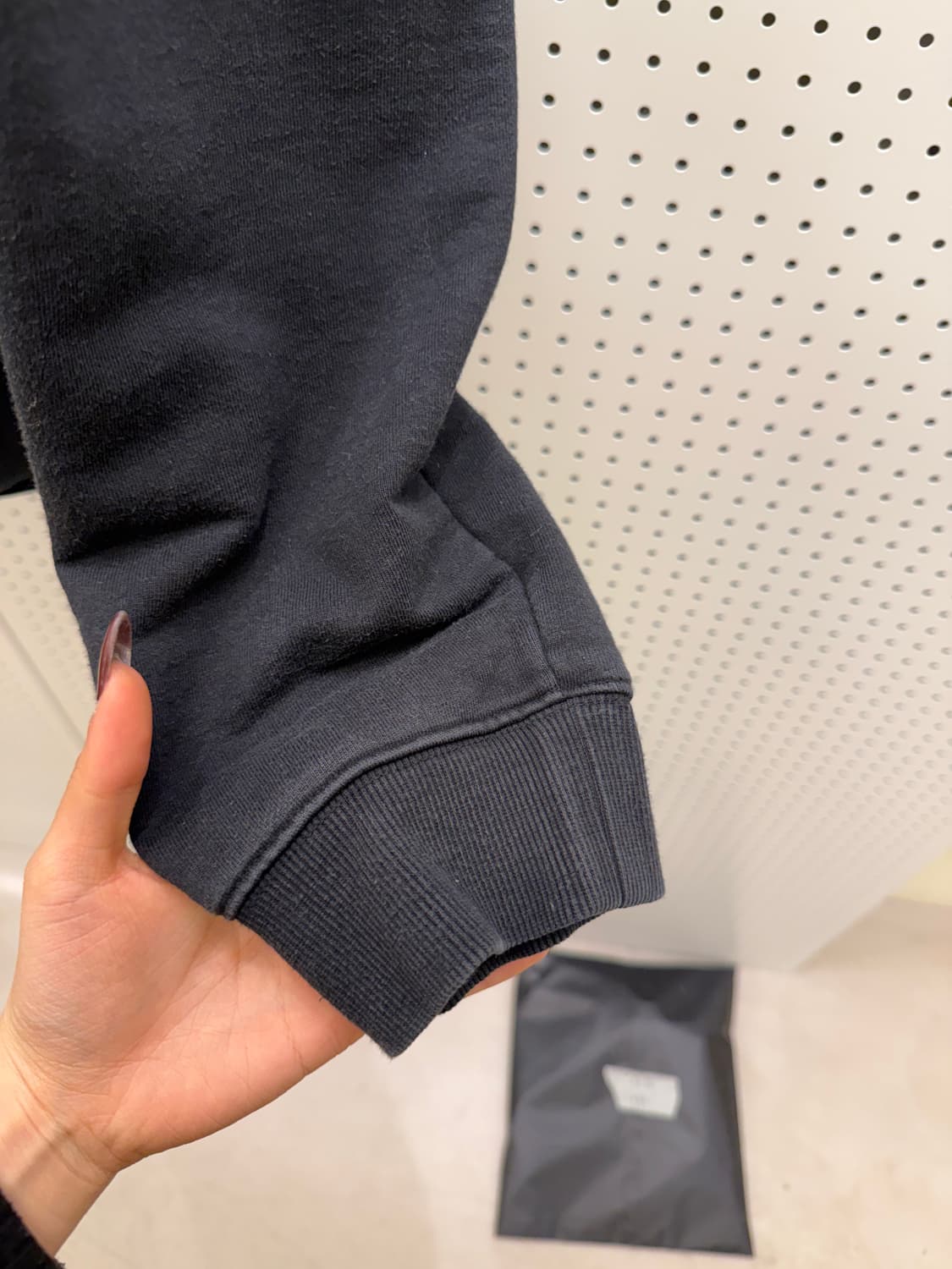 엄브로 빅로고 후드집업 블랙 U1570 상품이미지4