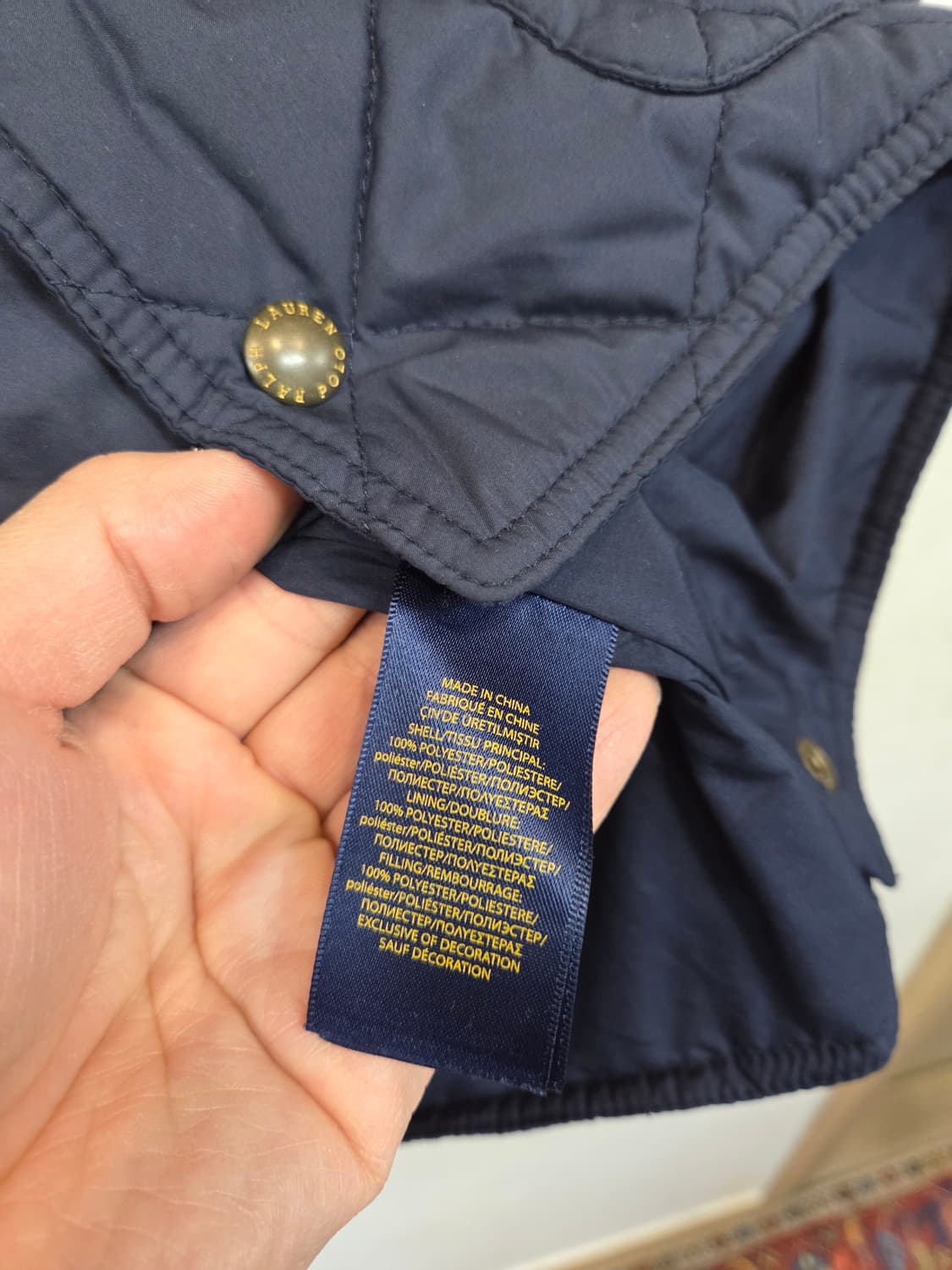 폴로랄프로렌 퀄팅 자켓 18 20 xl 성인 s m 상품이미지6