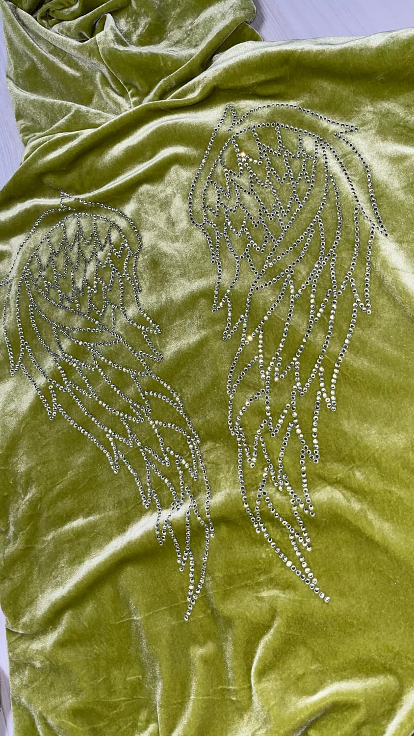 iam gia 갸루 벨벳 큐빅 후드집업 상품이미지2