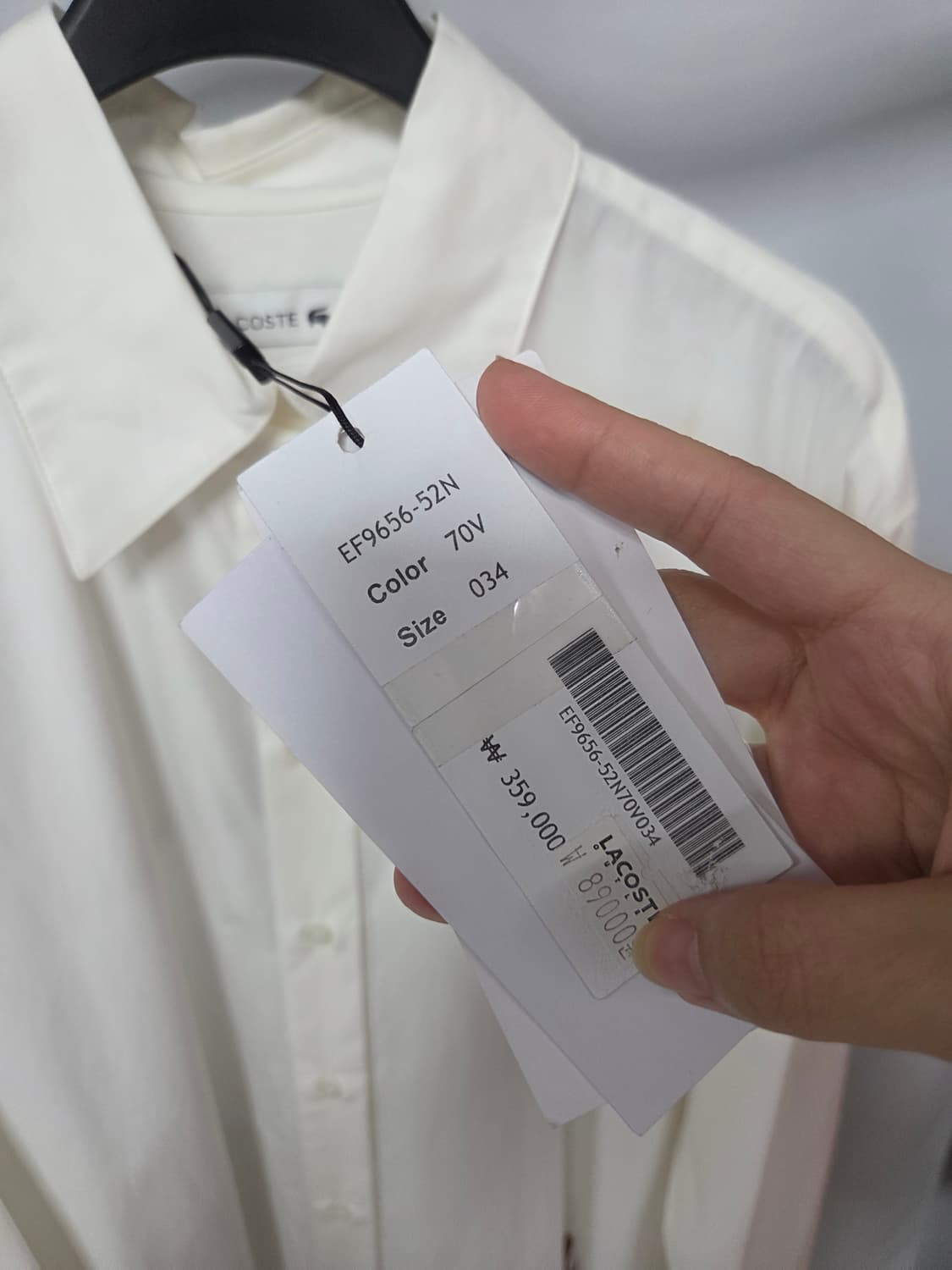 라코스테 셔츠 롱원피스 (새상품) 원가36만 상품이미지6
