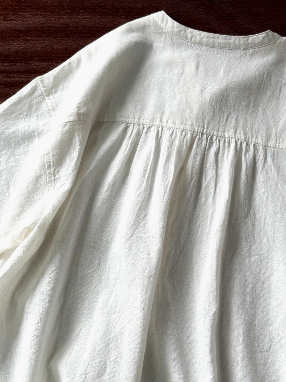 Cotton linen natural design shirt 상품이미지6