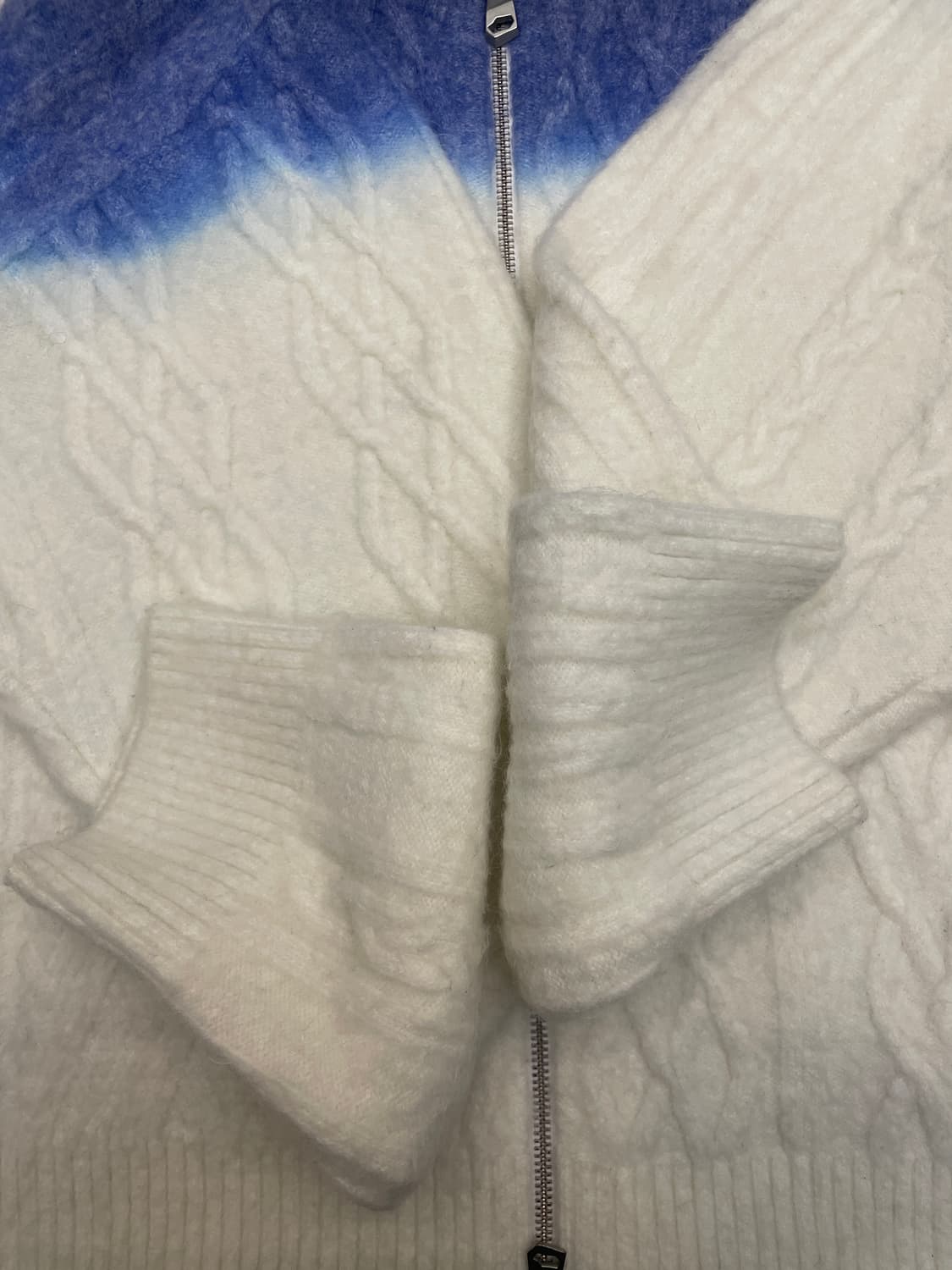 아더에러 로위 Rowy 니트집업 블루 XL 상품이미지7