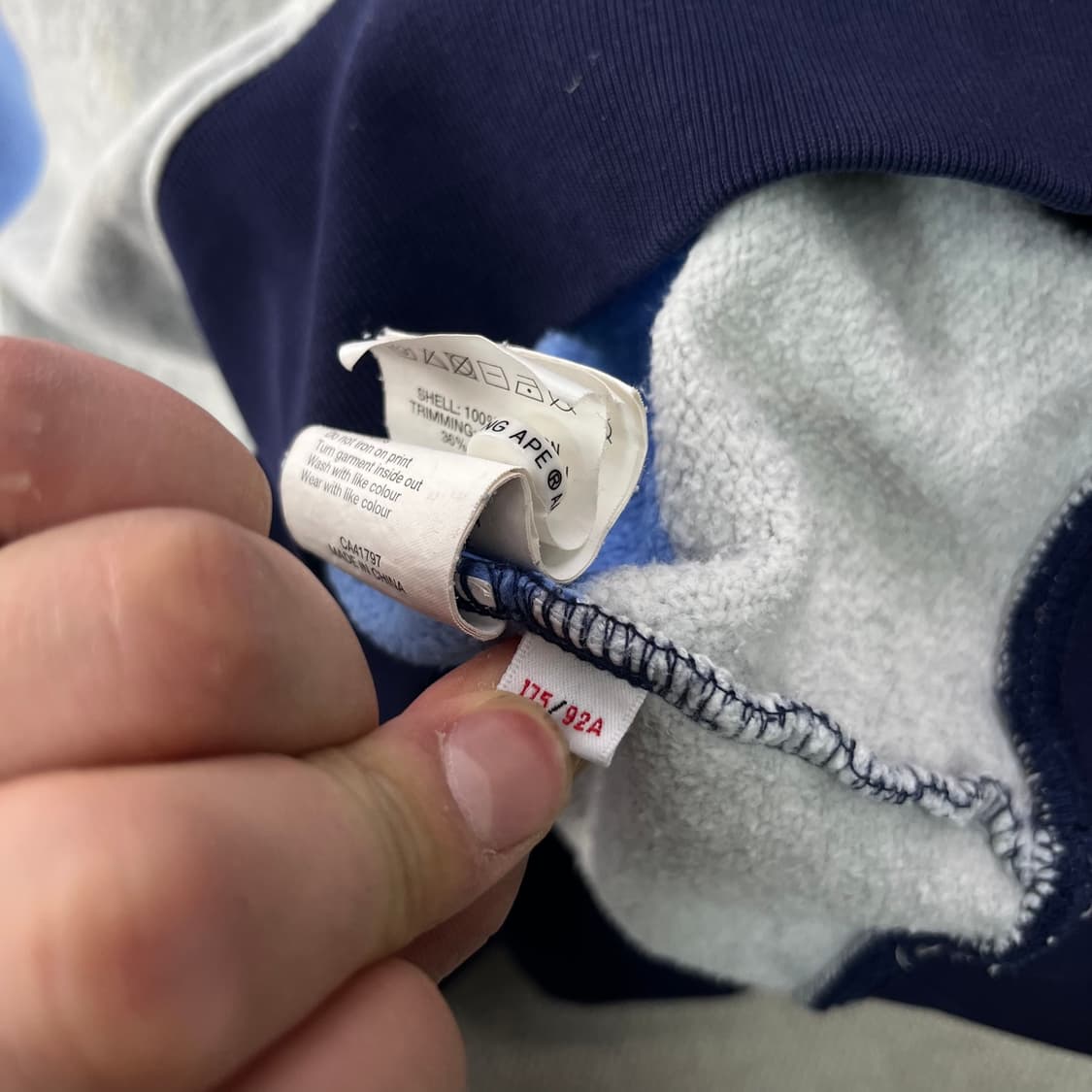 100 Aape 베이프 스트라이프 럭비티  상품이미지10