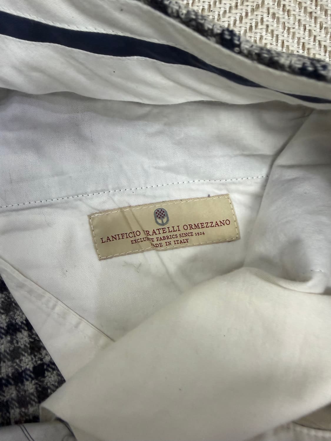 정품) 수트서플라이 체크 패턴 바지 48(32) 상품이미지5