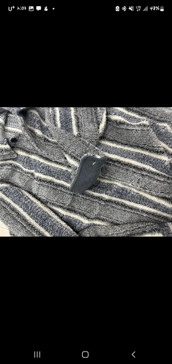 스투시 스트라이프 쉐르파 셔츠 상품이미지5