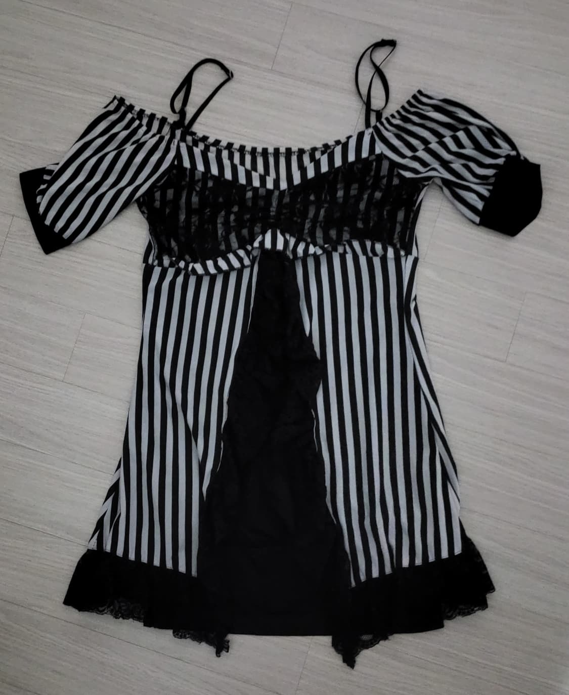 갸루 오네갸루 쿠로갸루 살로메 지브라 오프숄더 상품이미지1