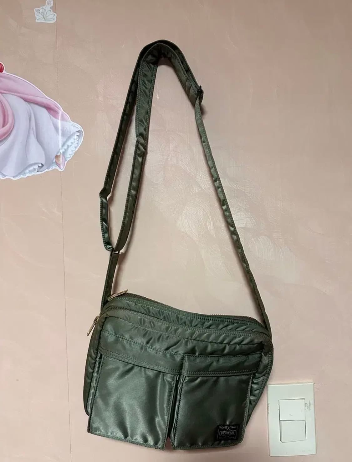 풀구성) 포터 탱커 숄더백 스몰 세이지 그린 상품이미지2