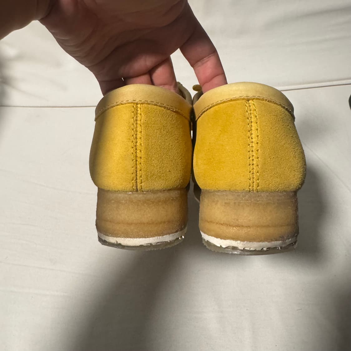 클락스 왈라비 옐로우 스웨이드 265 상품이미지4