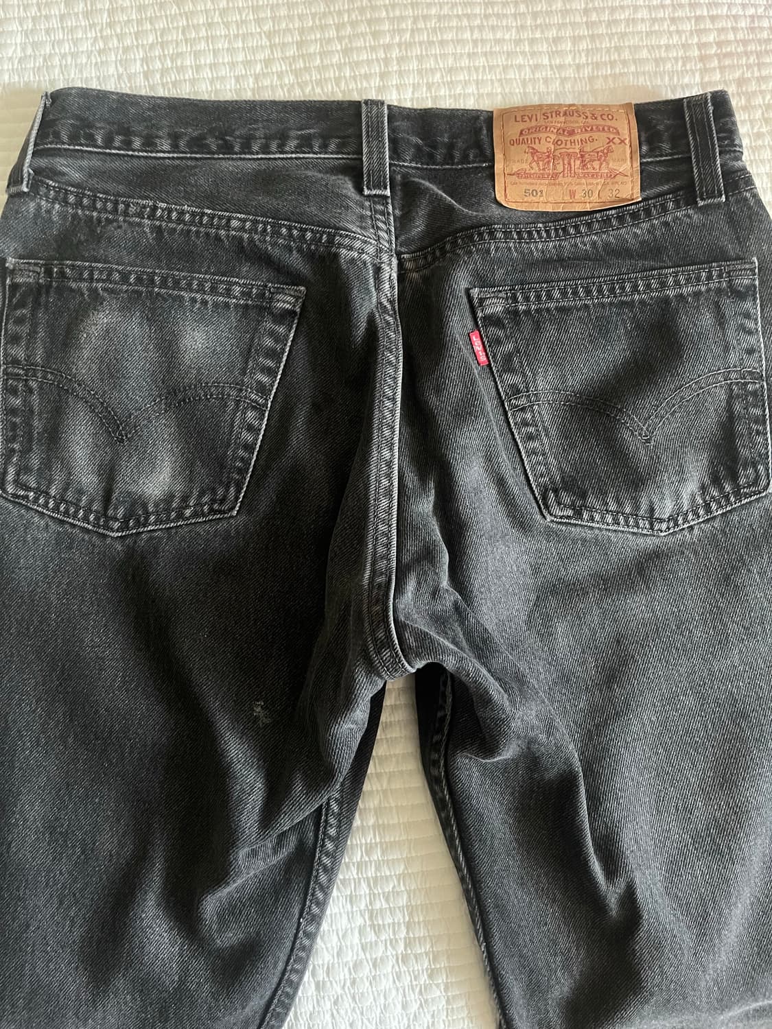 미제 90s 리바이스 501 흑청 상품이미지1