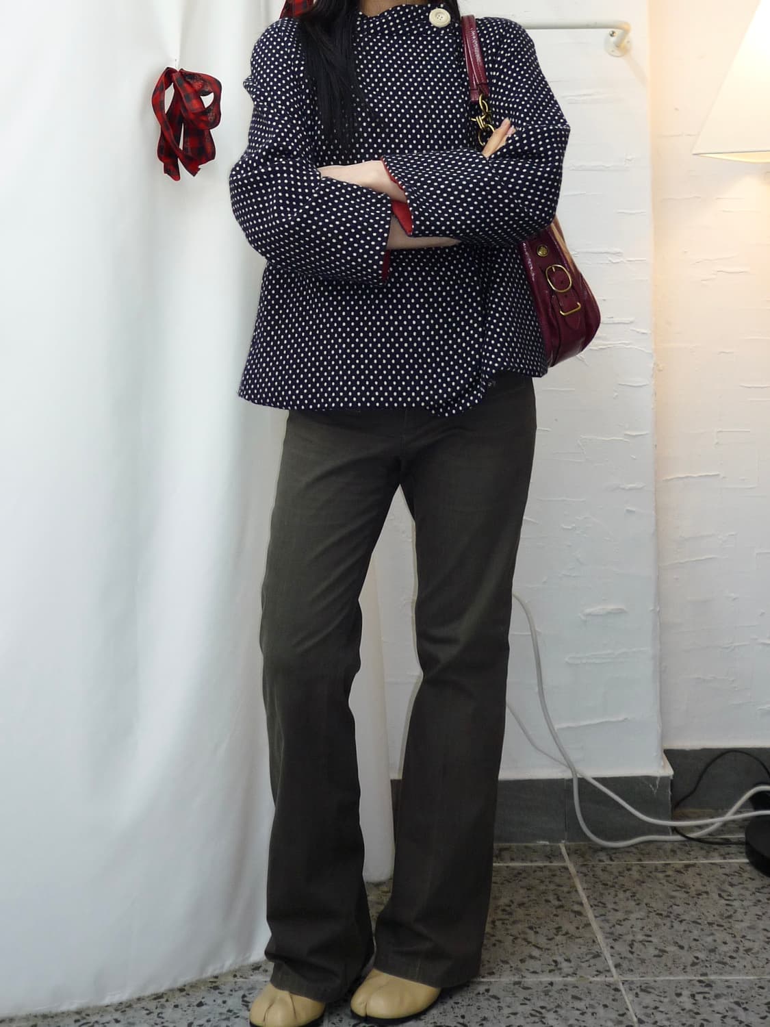 midnight dot coat 상품이미지5