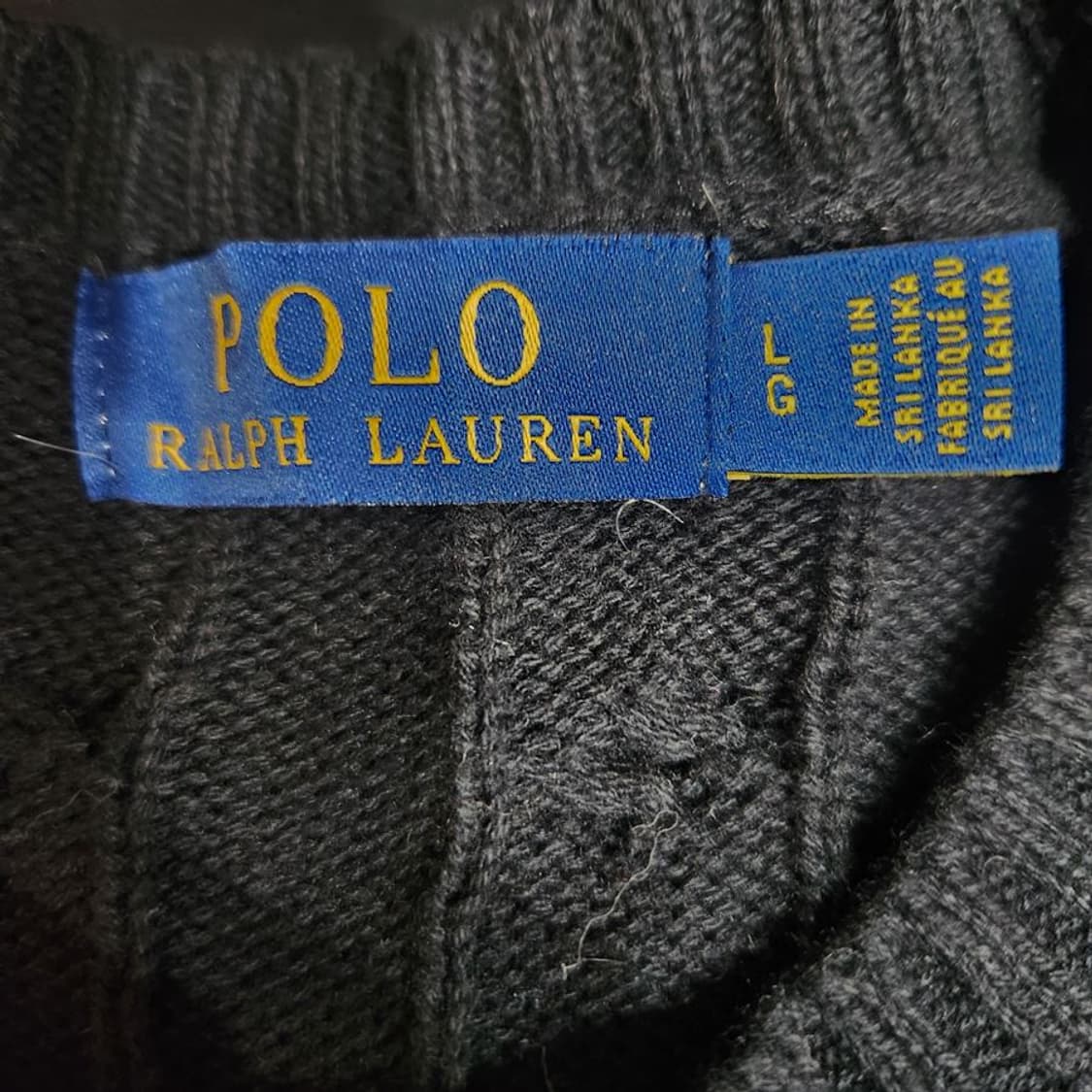 [남L]폴로랄프로렌 코튼 케이블 니트[Y62-115] 상품이미지7