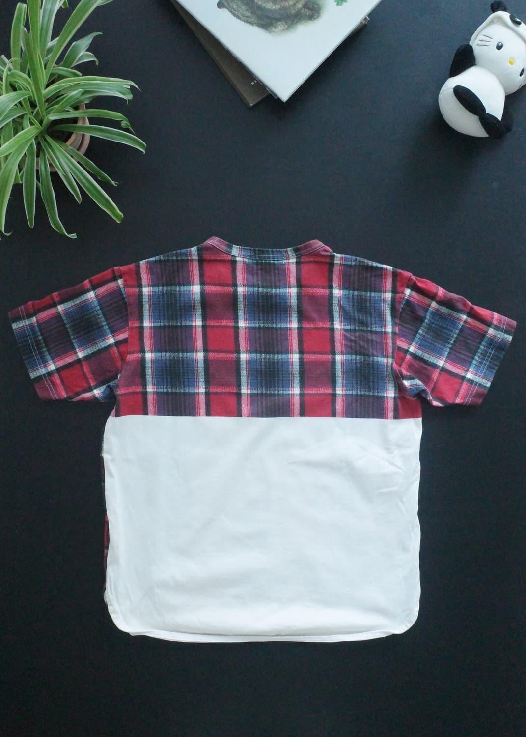 꼼데가르송 옴므 체크 티셔츠 상품이미지4