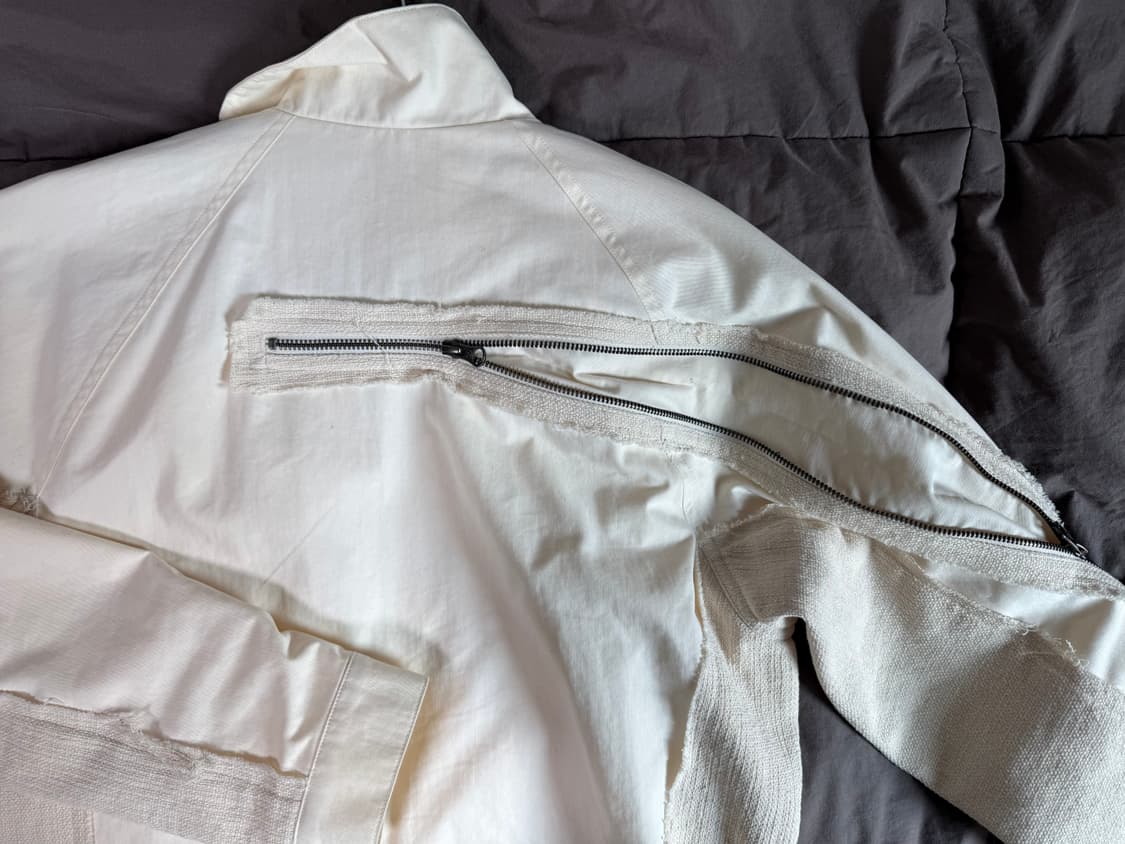 SANSANGEAR AFFINE CURVE JACKET IVORY 상품이미지3