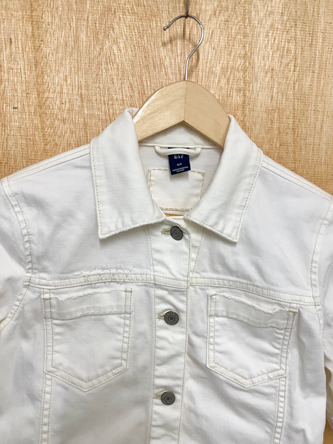 GAP denim jacket 올드 갭 반팔 데님 자켓 상품이미지4