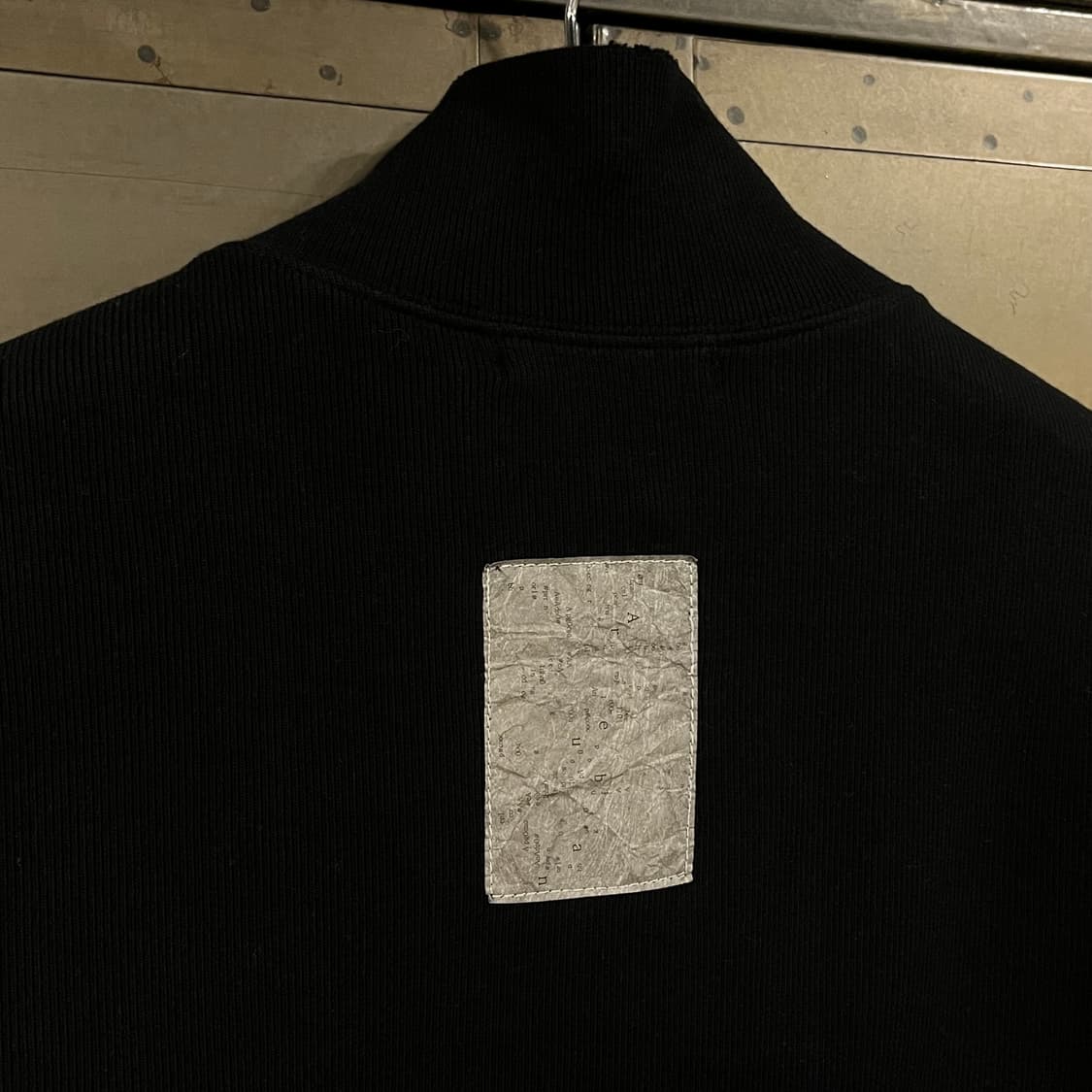 [택포](2size)아르반 리파인드 퍼커링 크롭 져지 자켓 블랙 상품이미지7