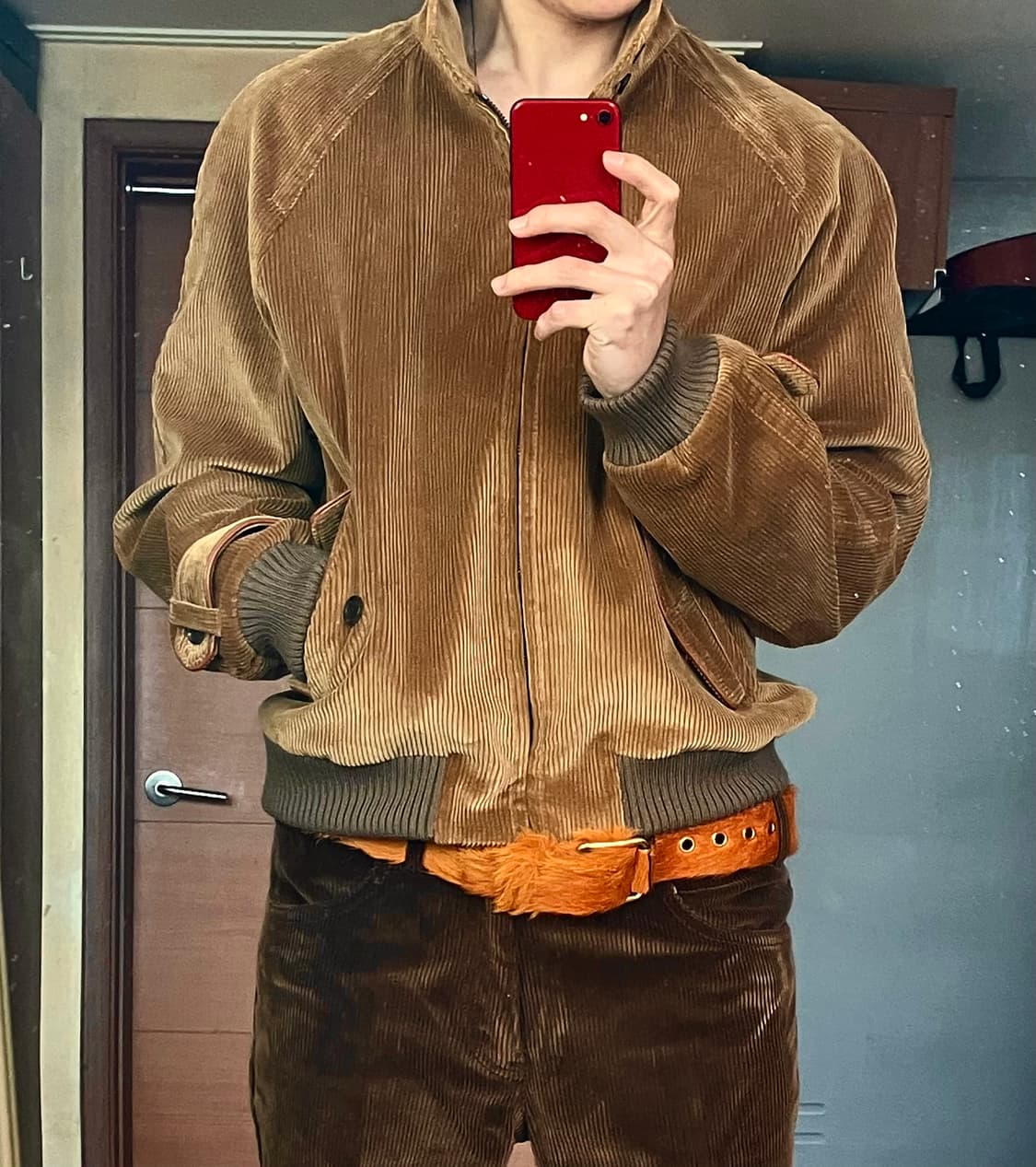 프라다 코듀로이 봄버자켓 상품이미지4