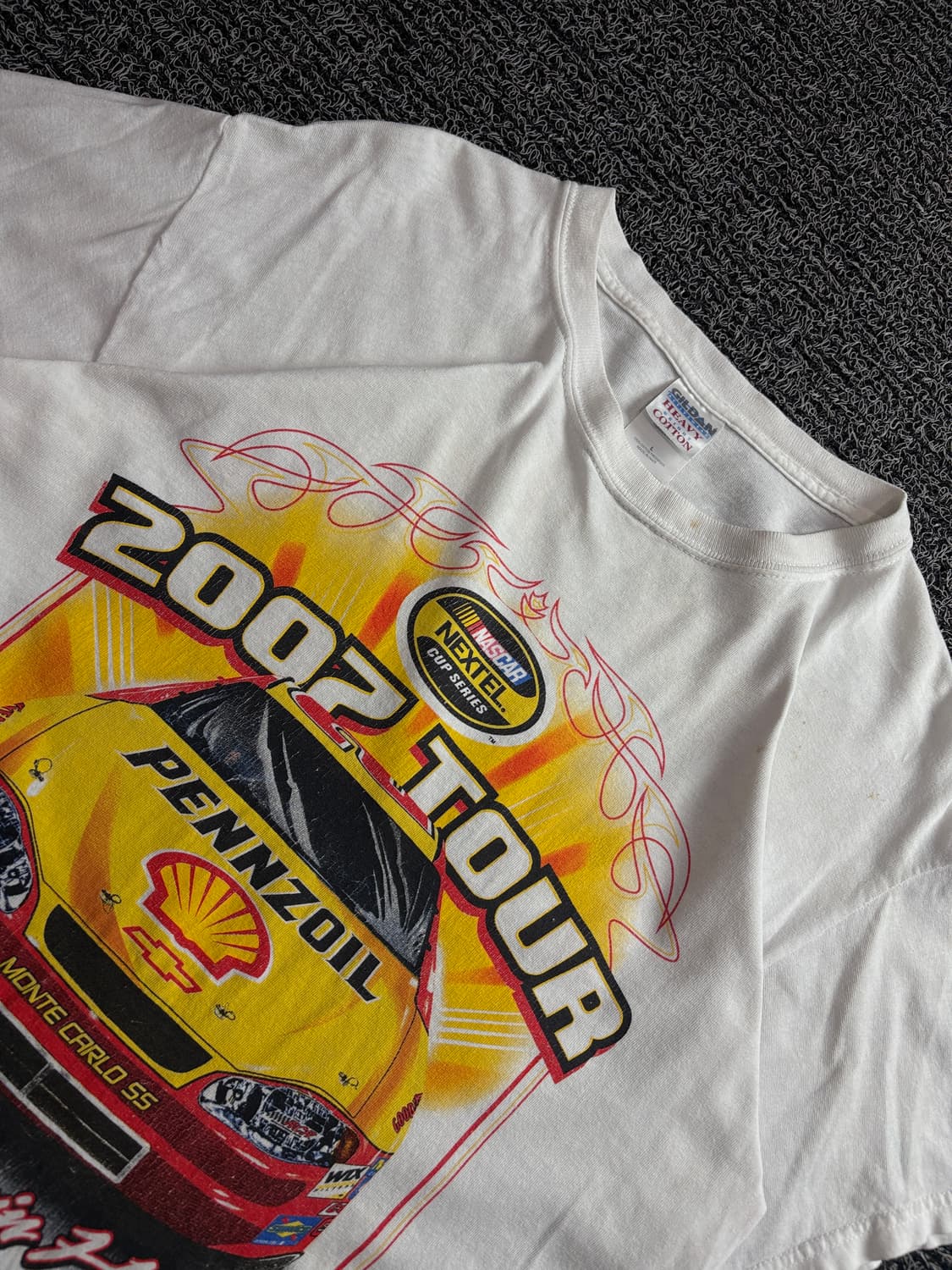 00s NASCAR 넥스텔 컵 투어 펜조일 티셔츠 4484 상품이미지3