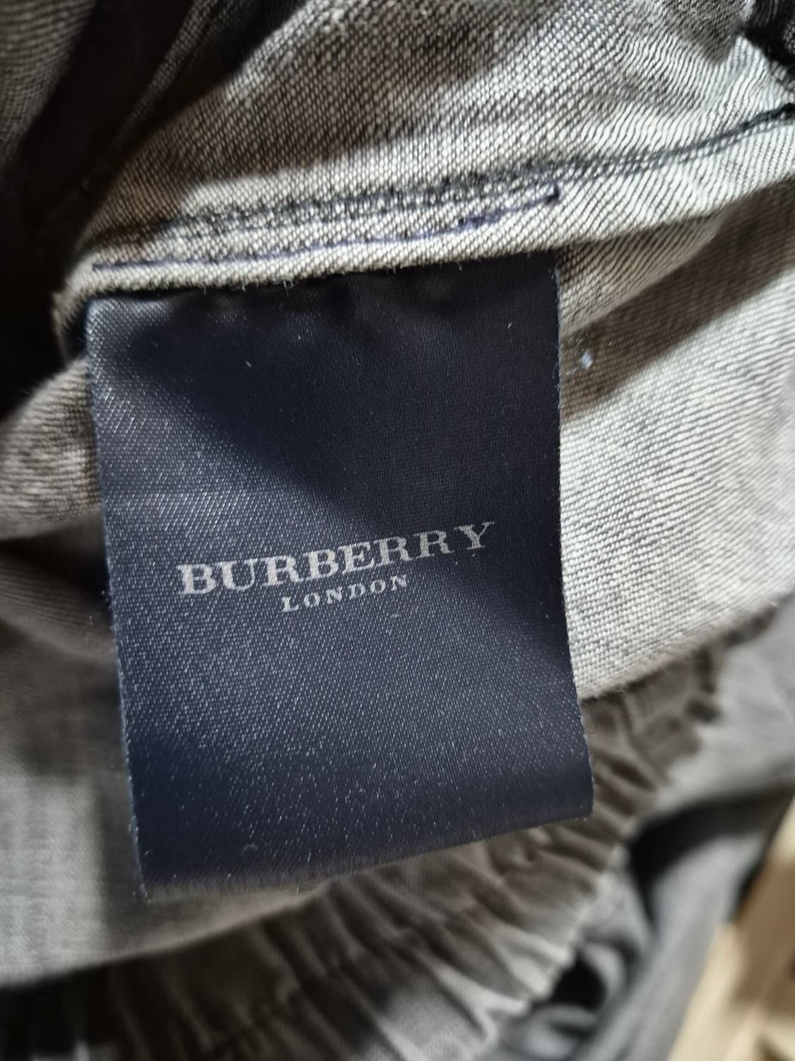 BURBERRY 버버리 데님 후드 하프집업 uk14(우리100) 상품이미지9