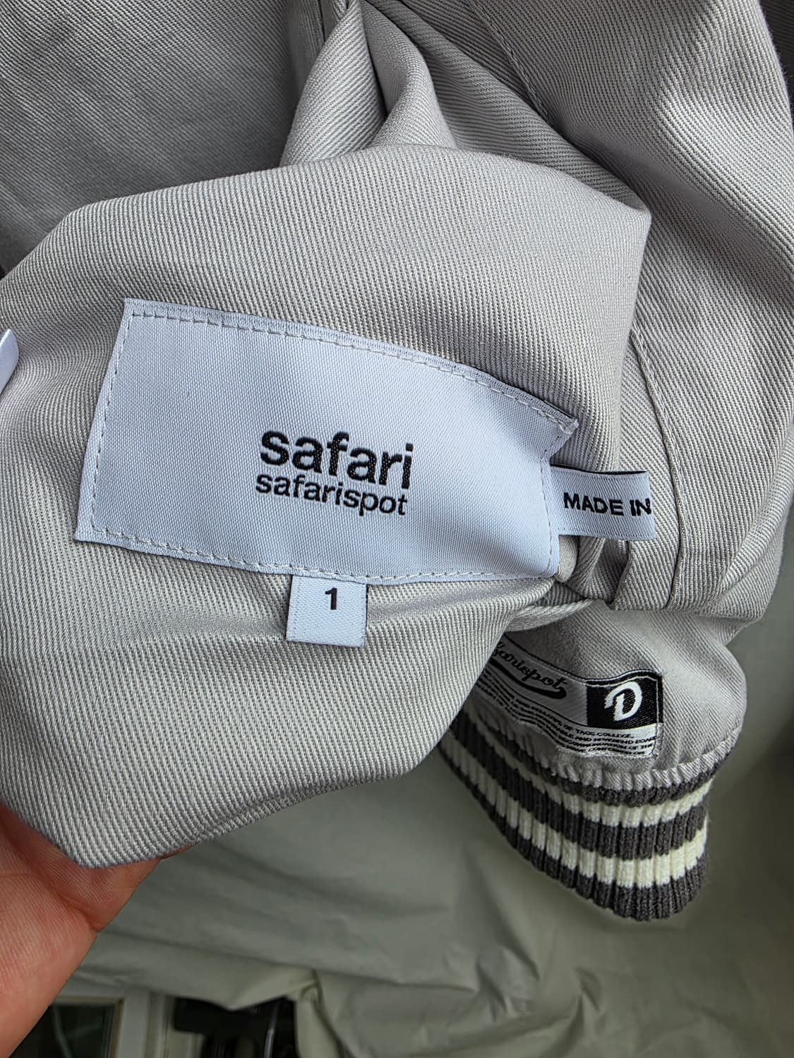 사파리스팟 두산베어스 바시티 자켓 상품이미지9