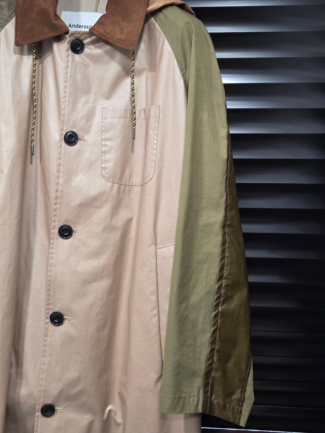 앤더슨벨 왁스 래글런 코트 M 상품이미지9