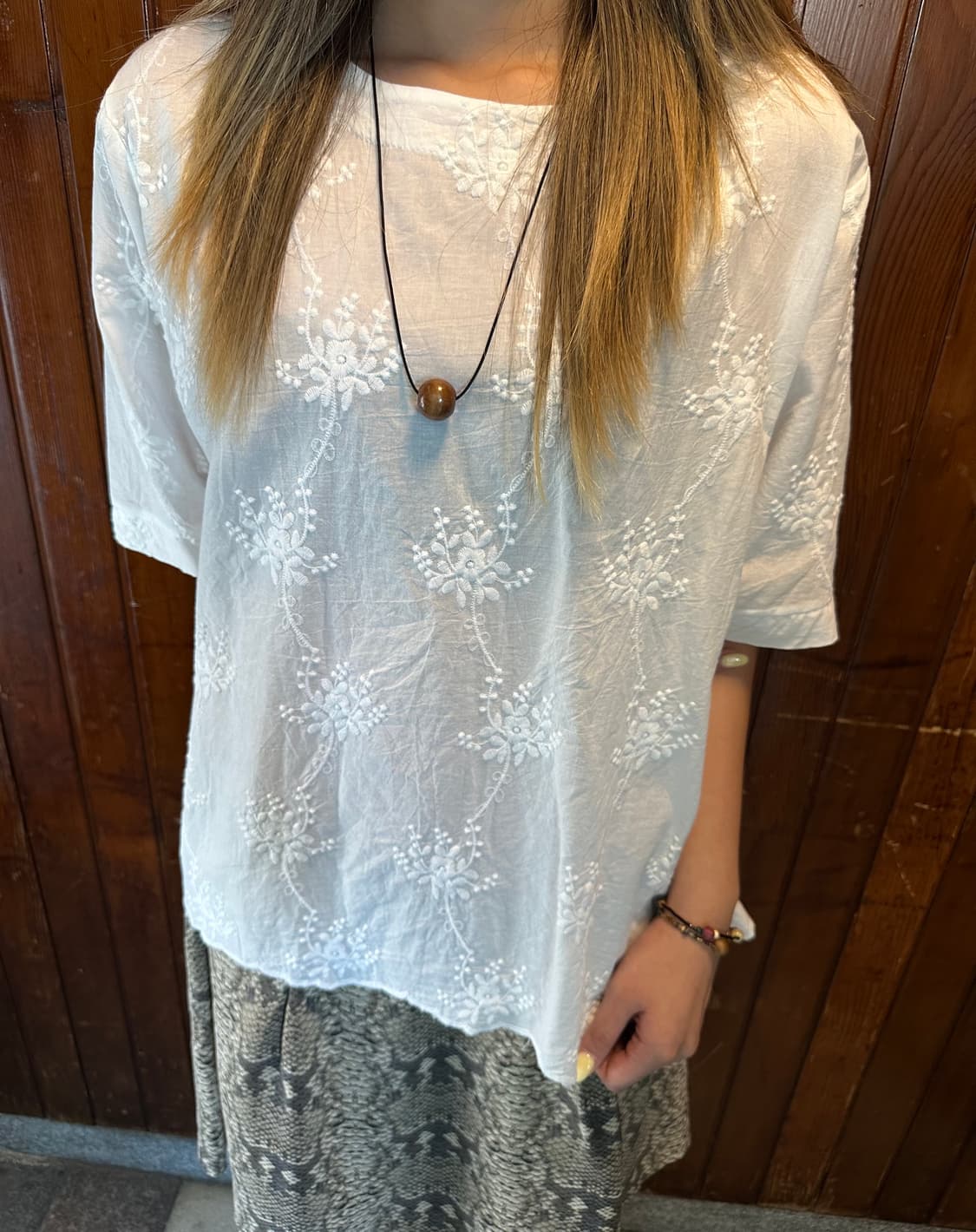 embroidery top 상품이미지2