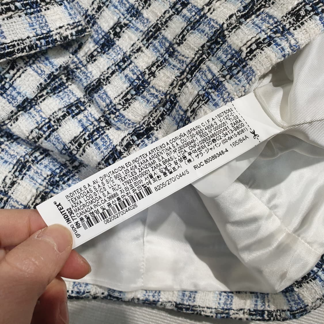 ZARA 자라 크롭 트위드자켓 S 상품이미지6