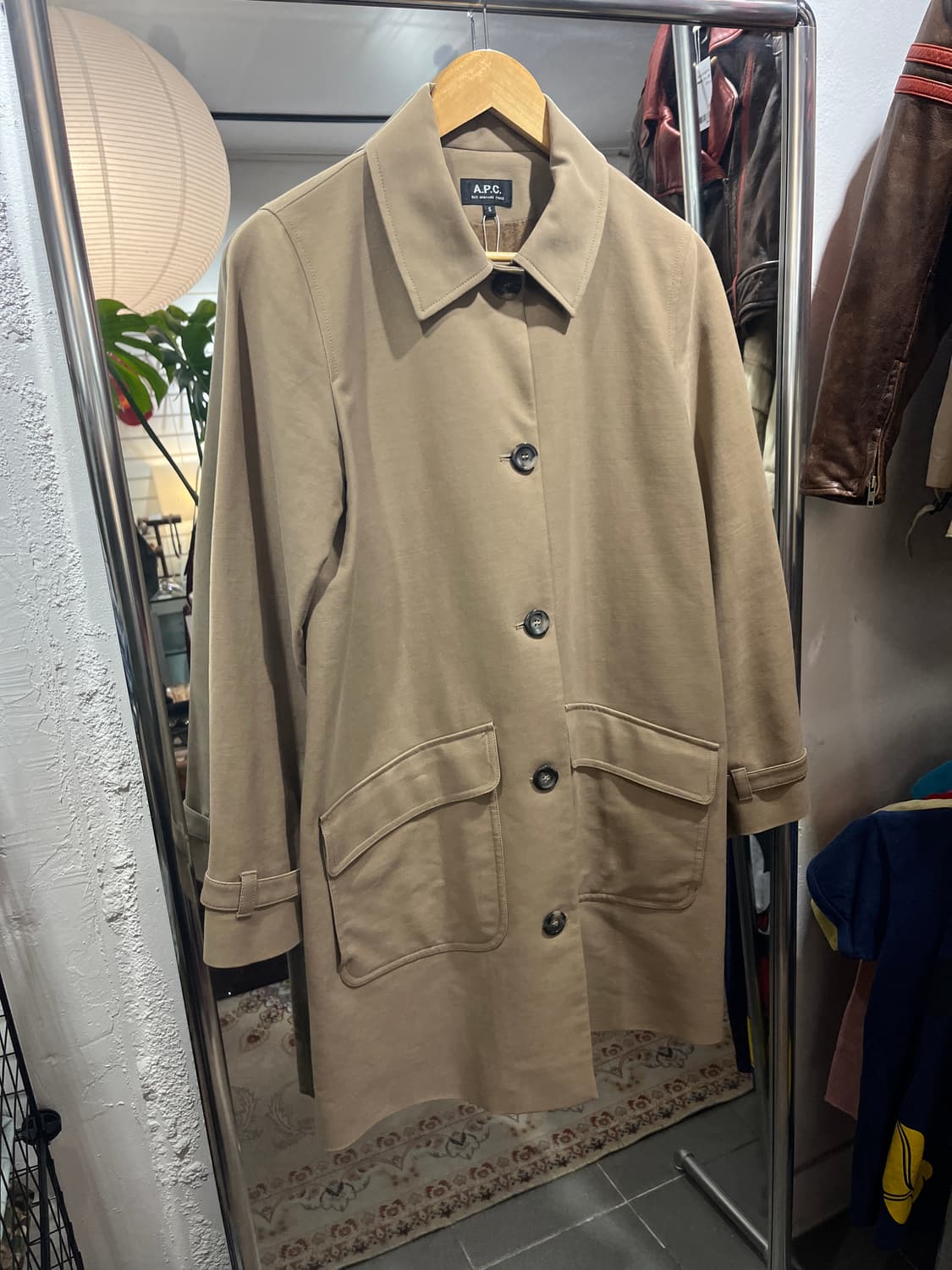 A.P.C. 싱글 트렌치 코트 상품이미지1