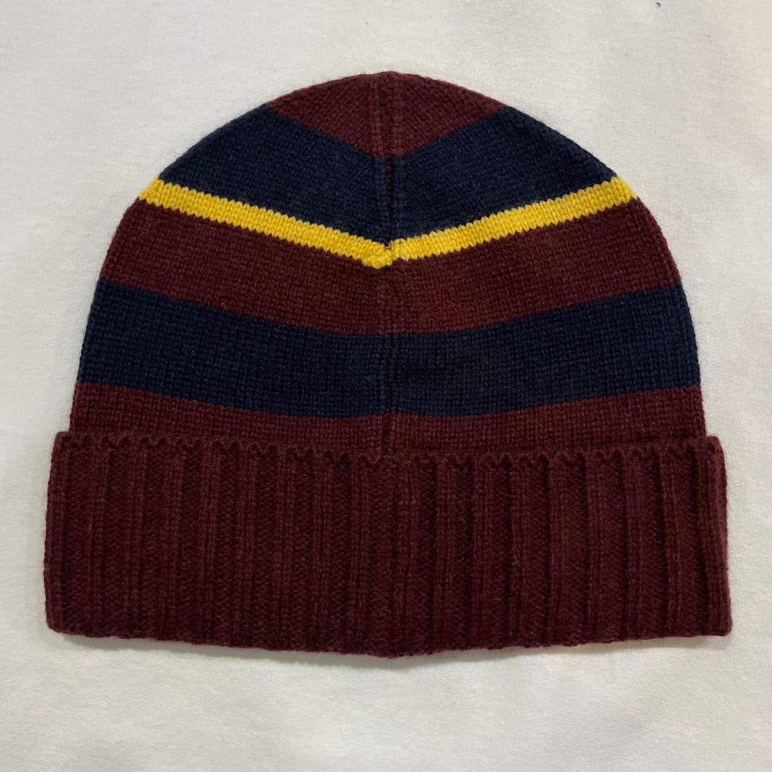 [새상품] 폴로 베어 골지 비니 모자 버건디 상품이미지2