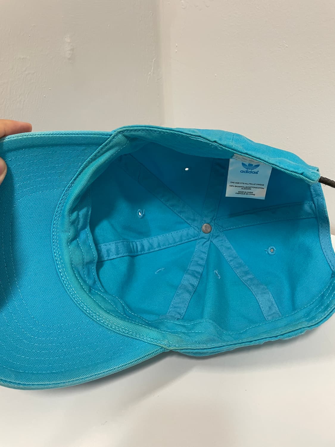 아디다스 파스텔블루 볼캡 상품이미지5