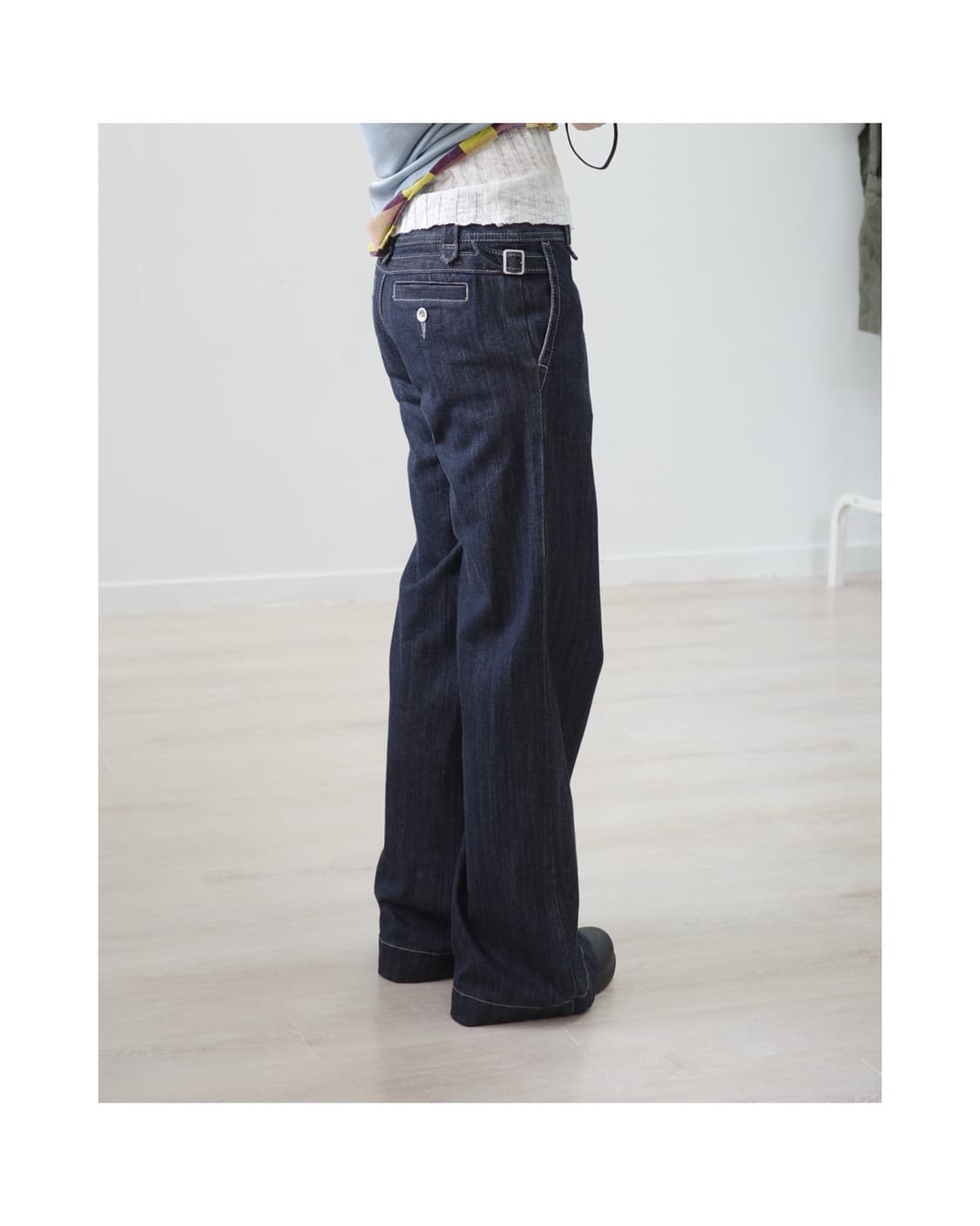 Stitch denim long pants 상품이미지10