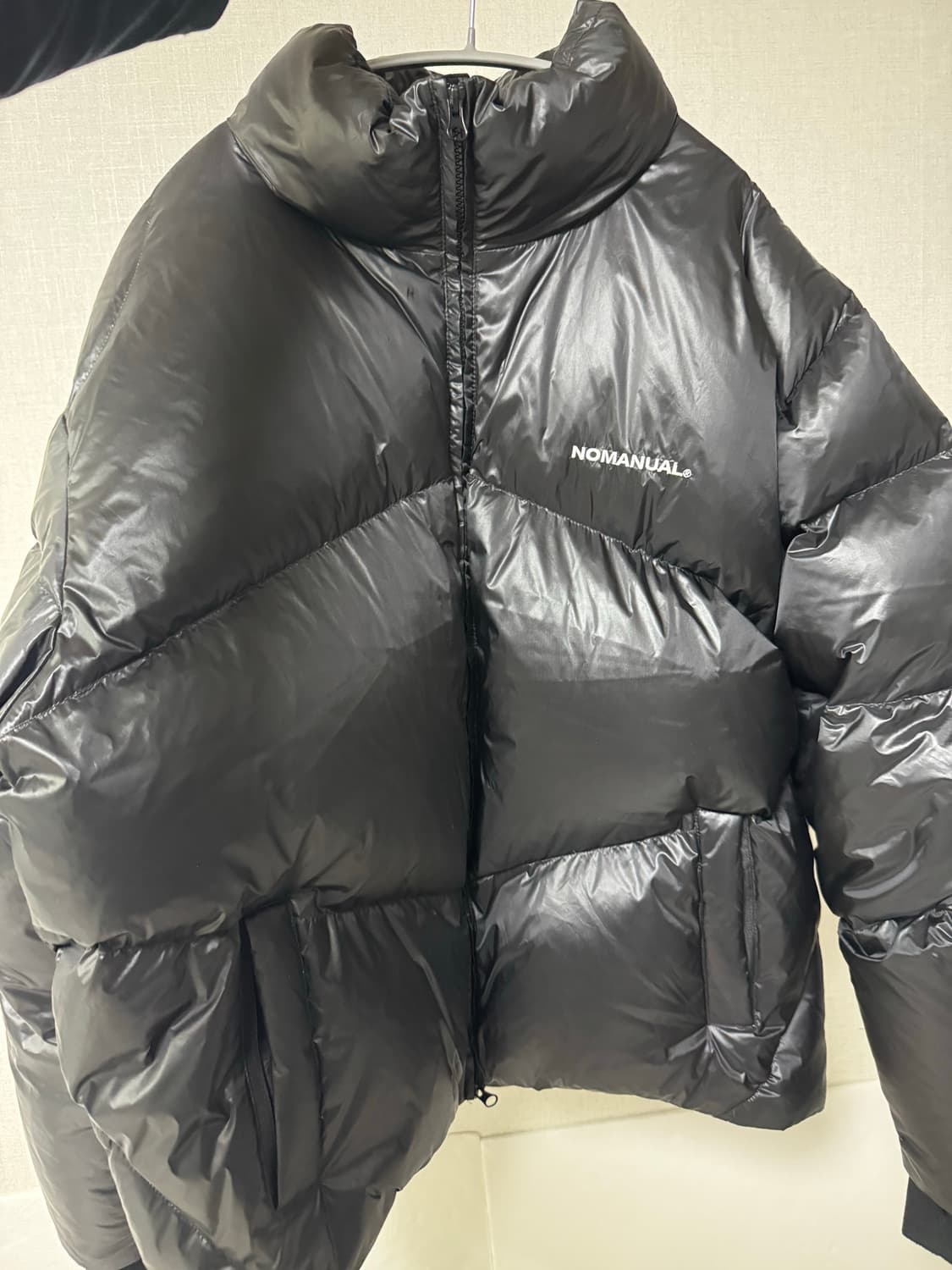 노매뉴얼 스카디 덕다운 패딩 글로시 XL 상품이미지1