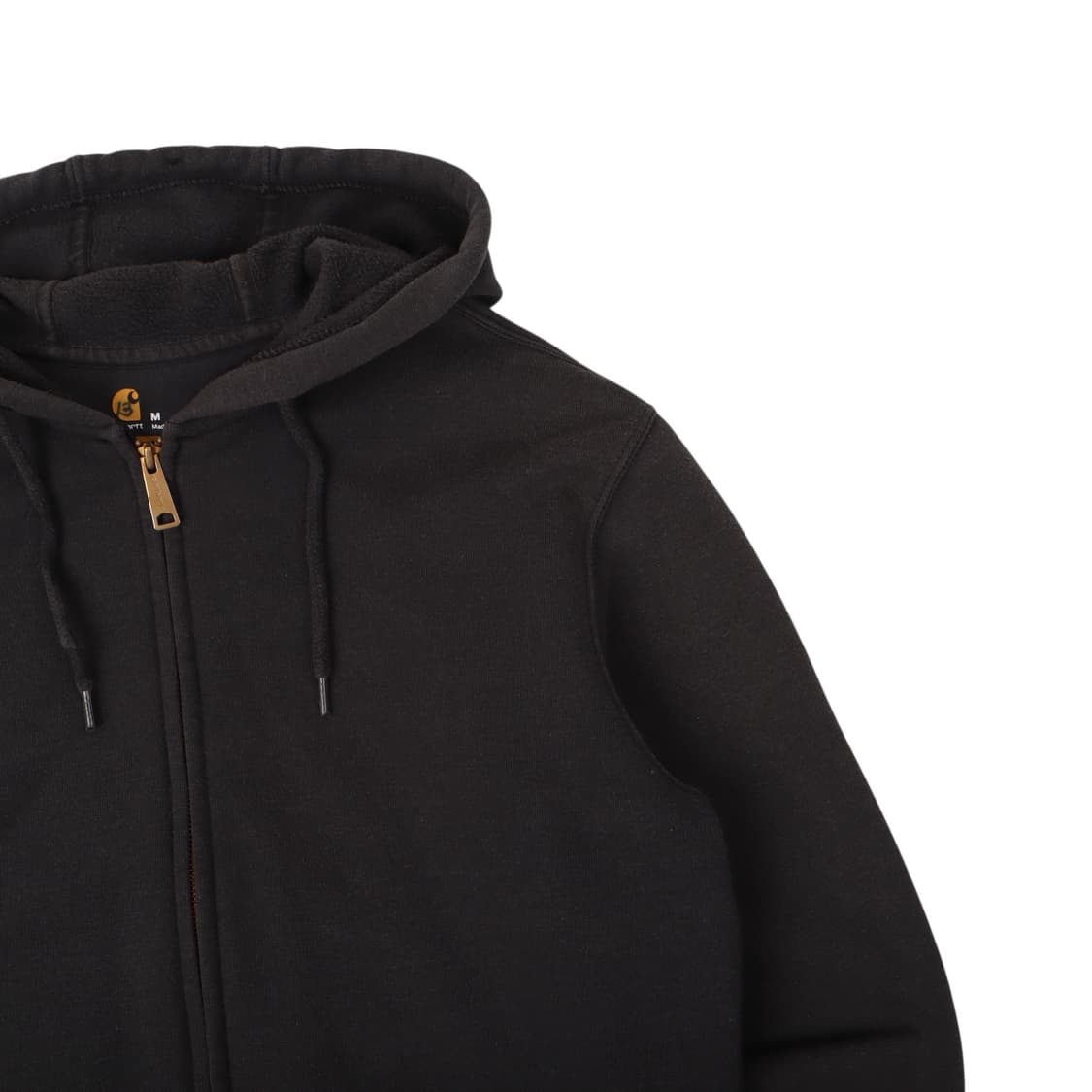 칼하트 k122 blk 블랙 오리지널 핏 후드집업 상품이미지2