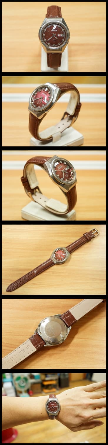 70s 세이코 5 엑터스 ss 6106-7690 오토매틱 시계 상품이미지2