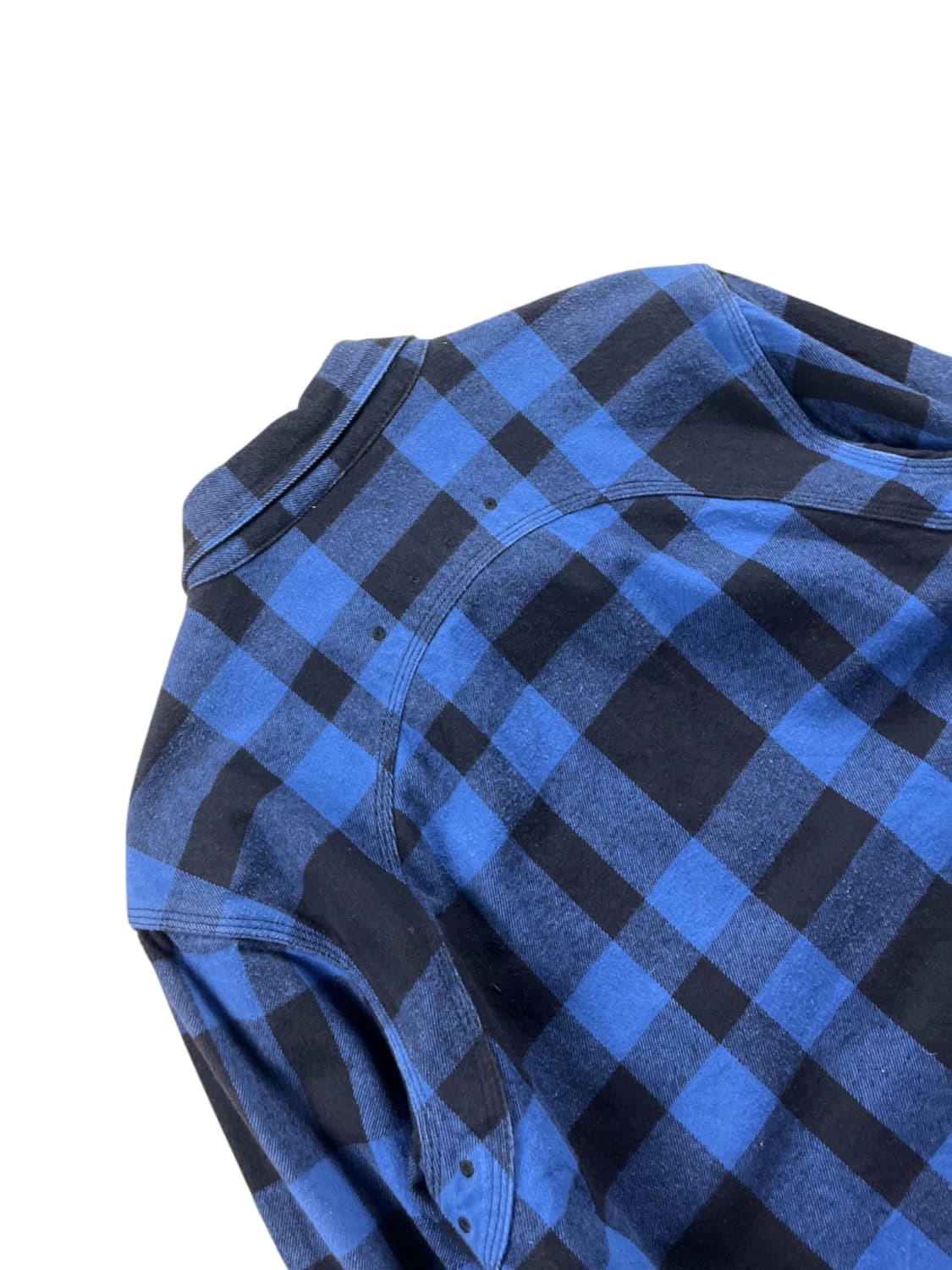 Vintage 블루 체크 셔츠  상품이미지4
