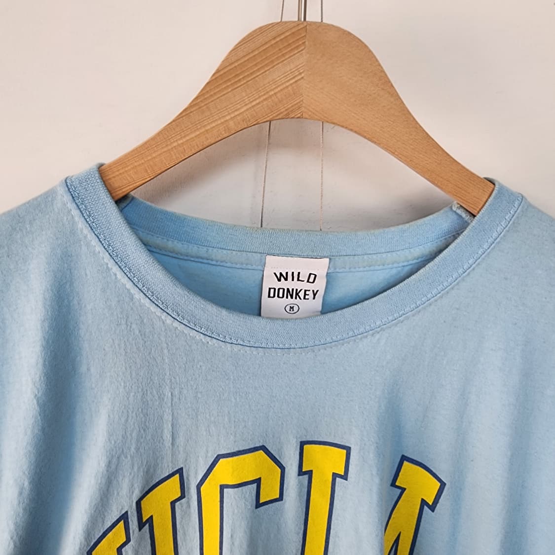 와일드 동키 반팔 티셔츠 하늘색 상품이미지2