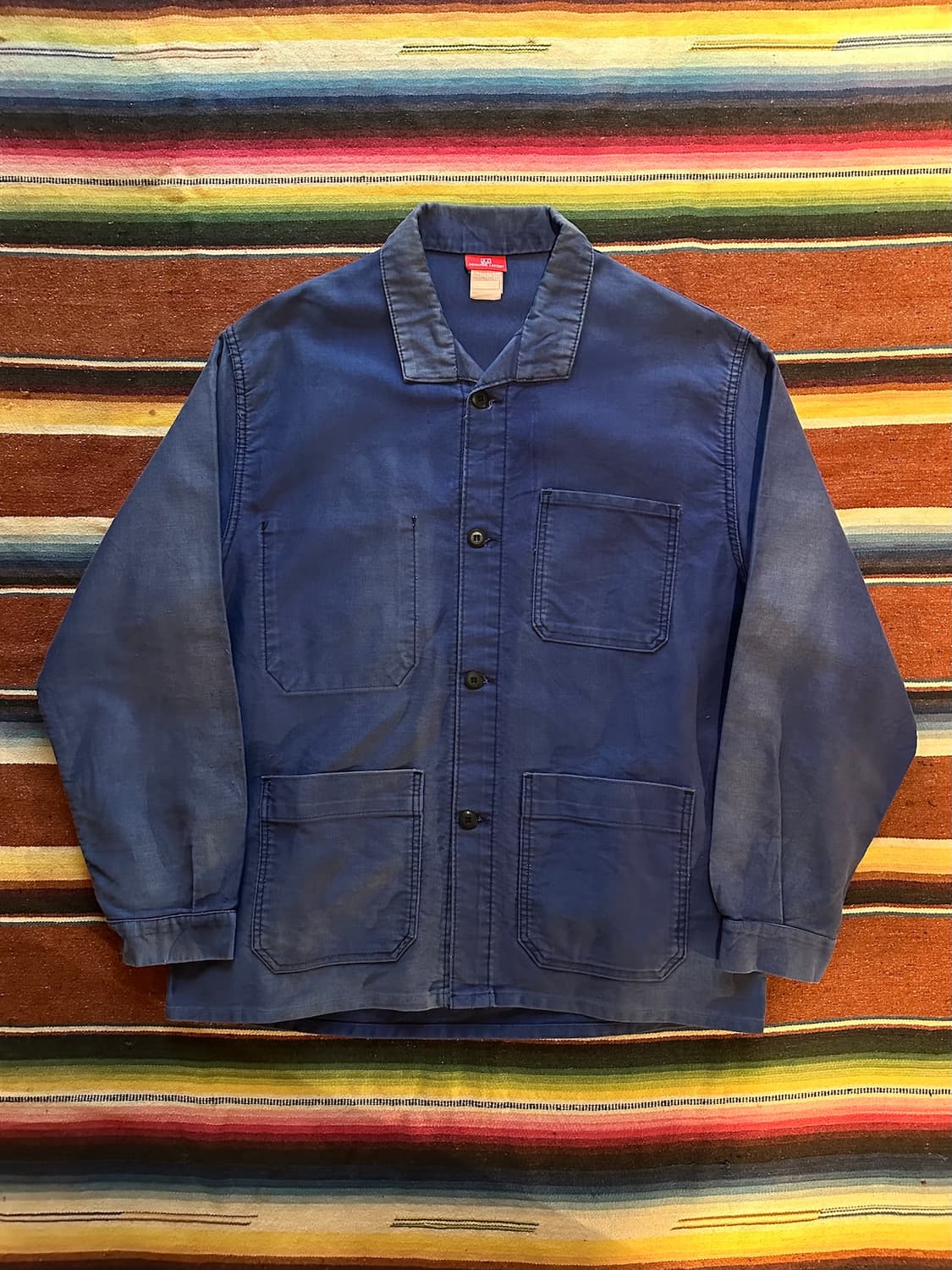 70s Adolphe Lafont 아돌프 라퐁 프렌치 몰스킨 워크 자켓 상품이미지2