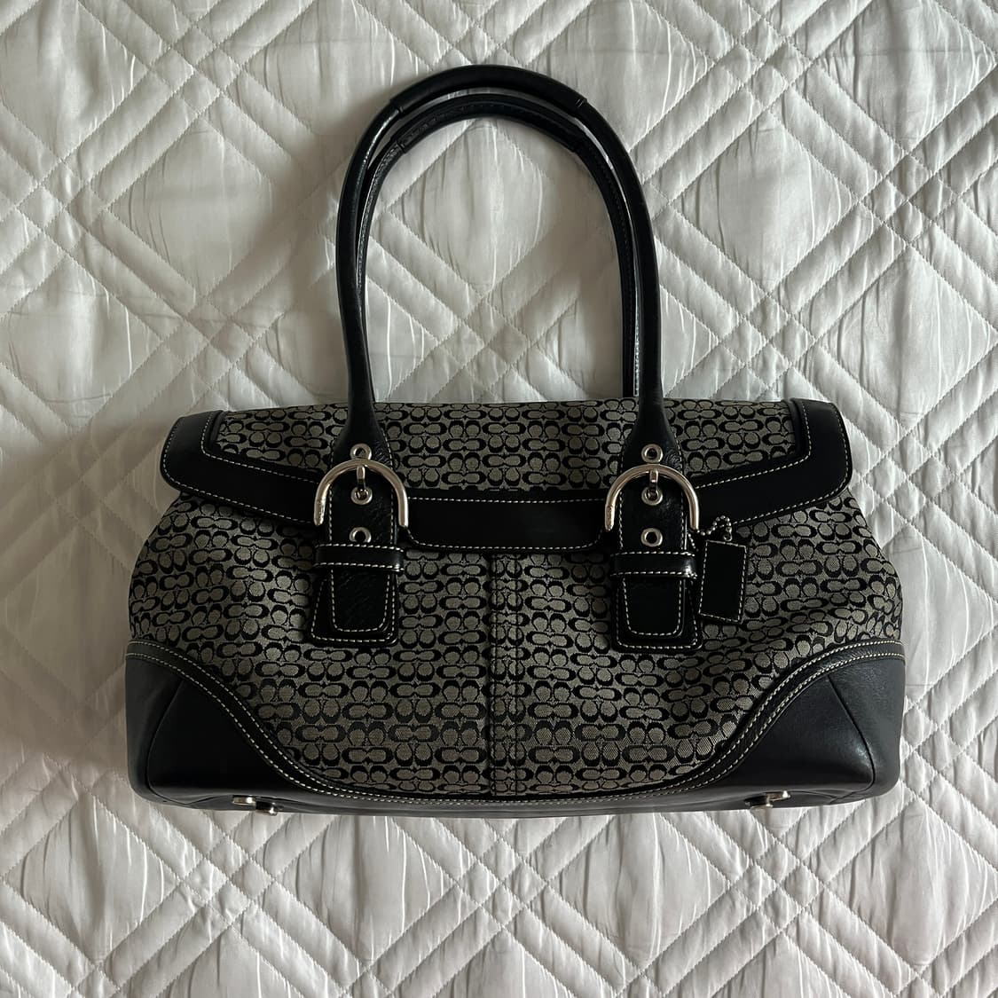 COACH 00's Jacquard  Shoulder Bag 상품이미지4