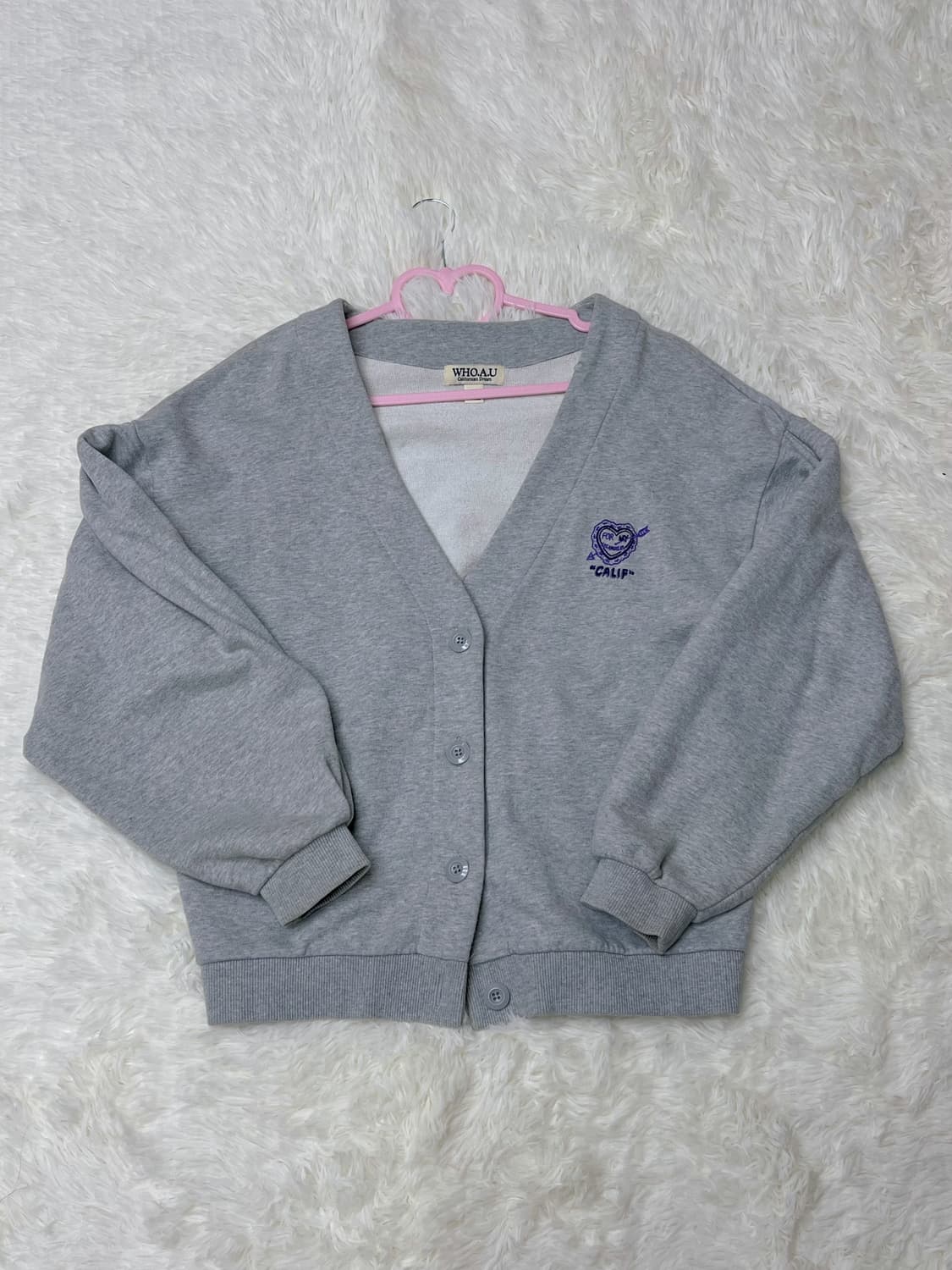 후아유 대장 가디건 상품이미지1