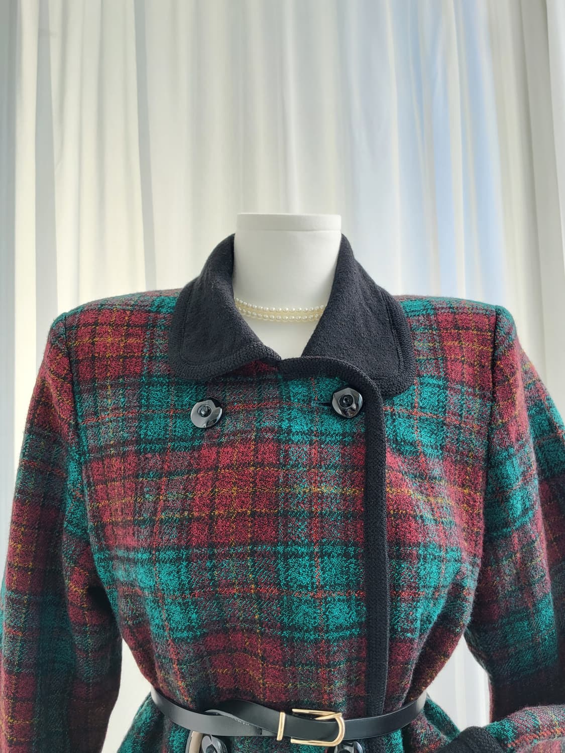 레트로 체크 자켓  상품이미지6