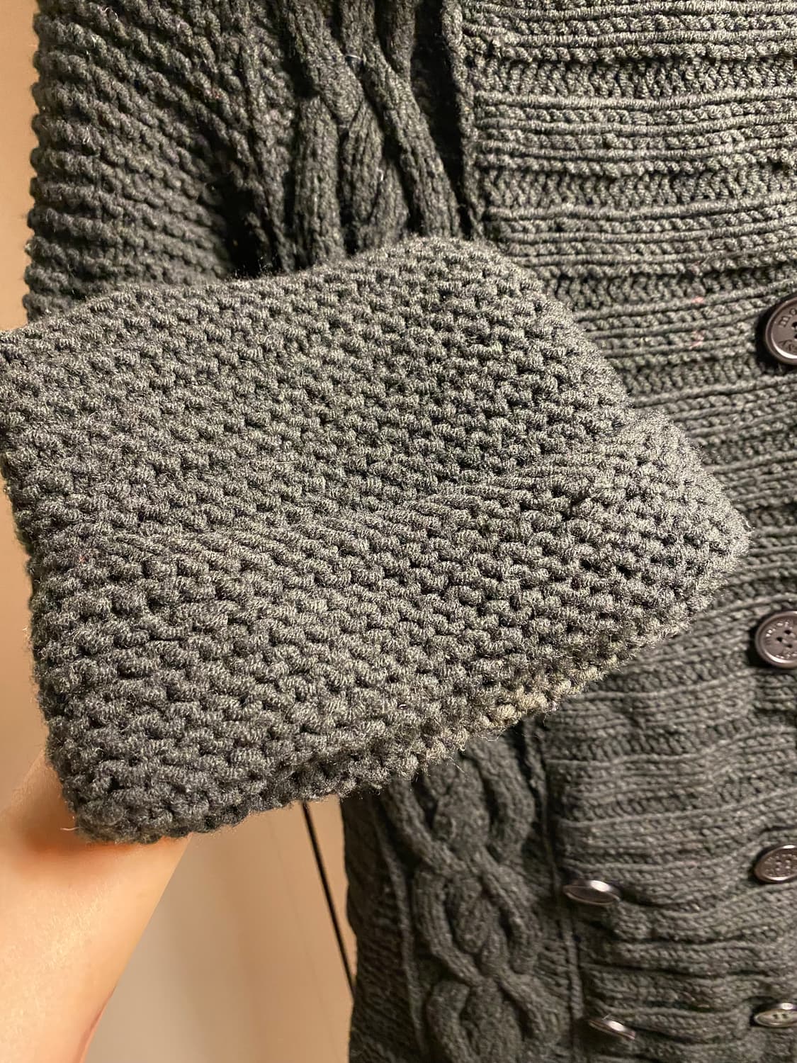 MOUSSY 케이블 니트 가디건 상품이미지10