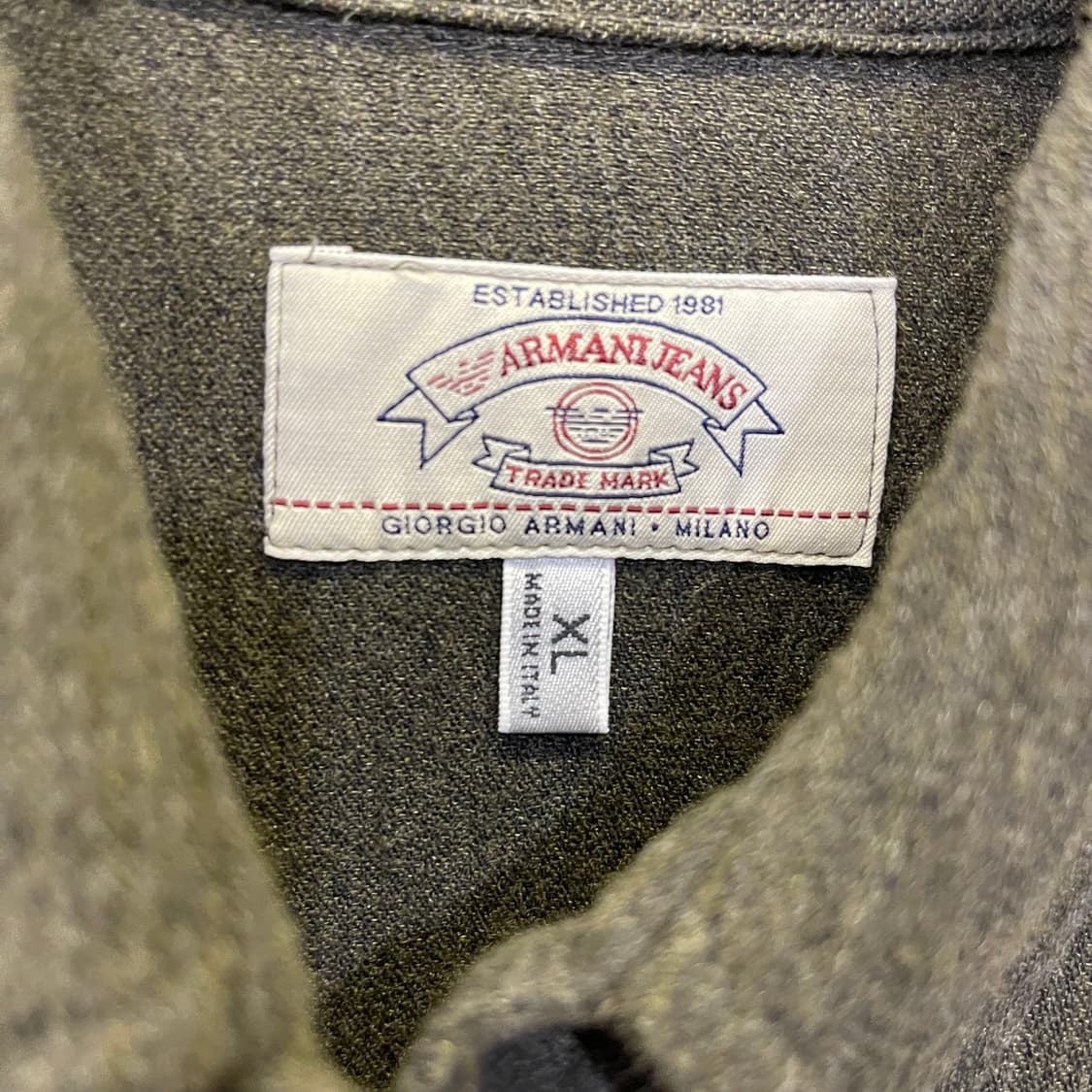 90's 아르마니 셔츠 메이드인 이태리 상품이미지2