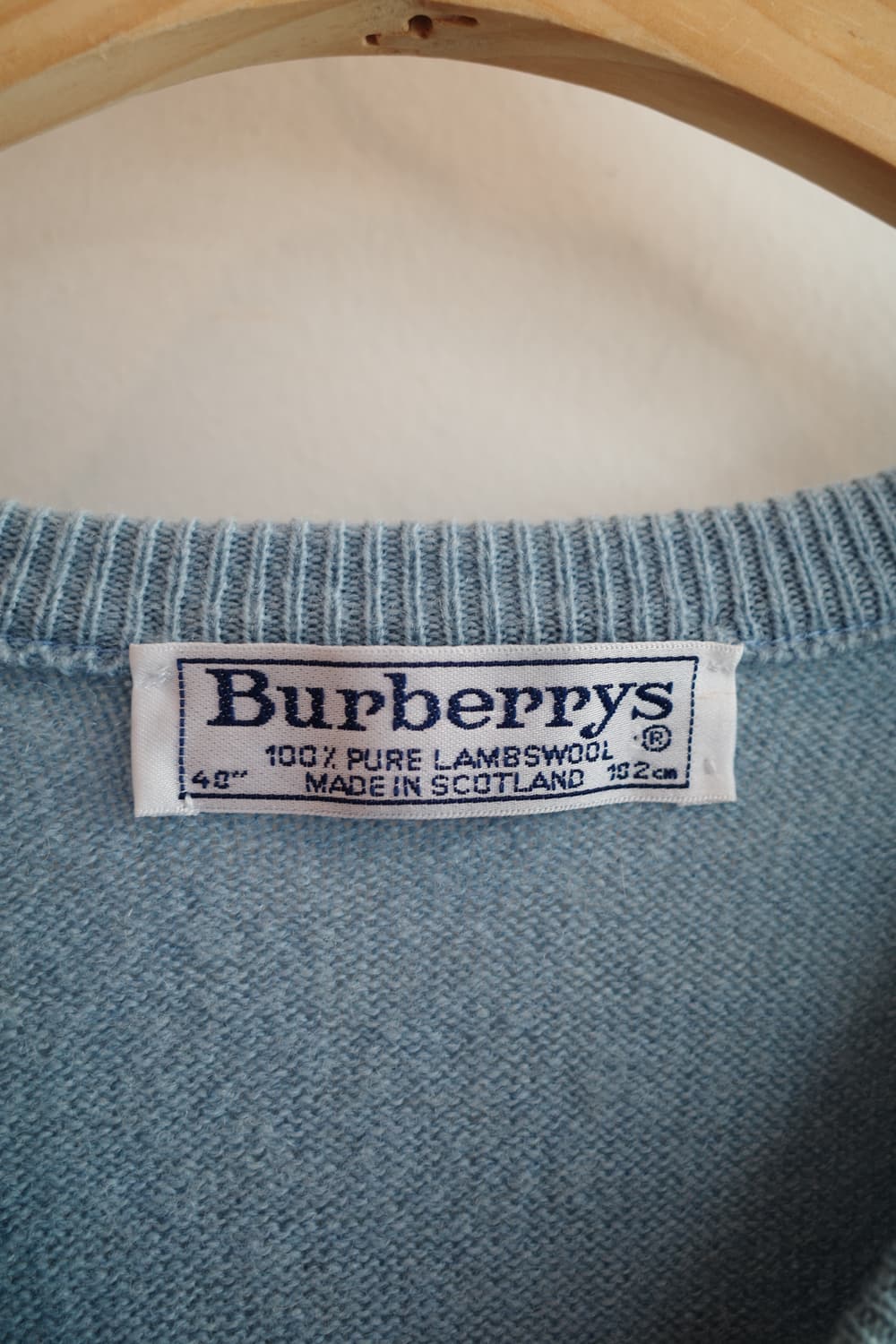Burberry 버버리 올드모델 울 니트 (MADE IN SCOTLAND 상품이미지3
