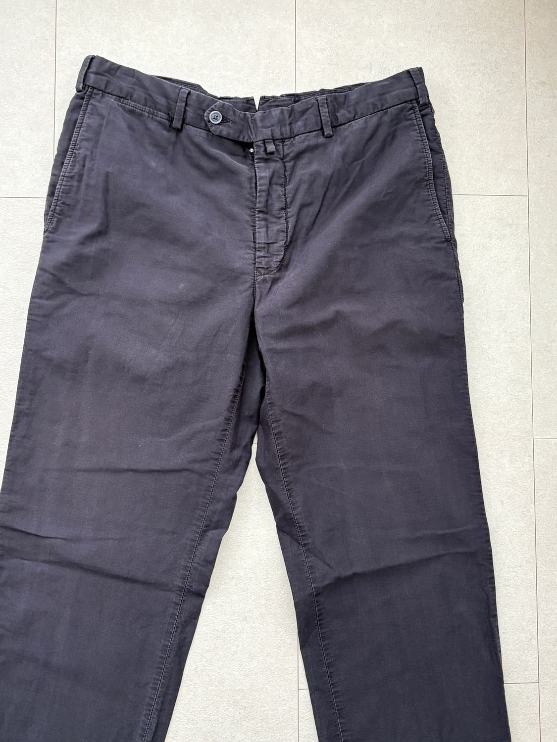 Ermenegildo Zegna 제냐 남성 블랙 면바지 상품이미지5