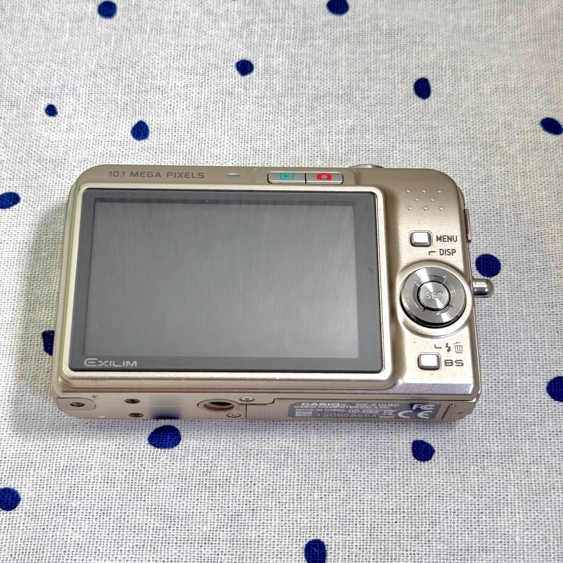 카시오 엑슬림 EX-Z1080 골드 빈티지디카 상품이미지8